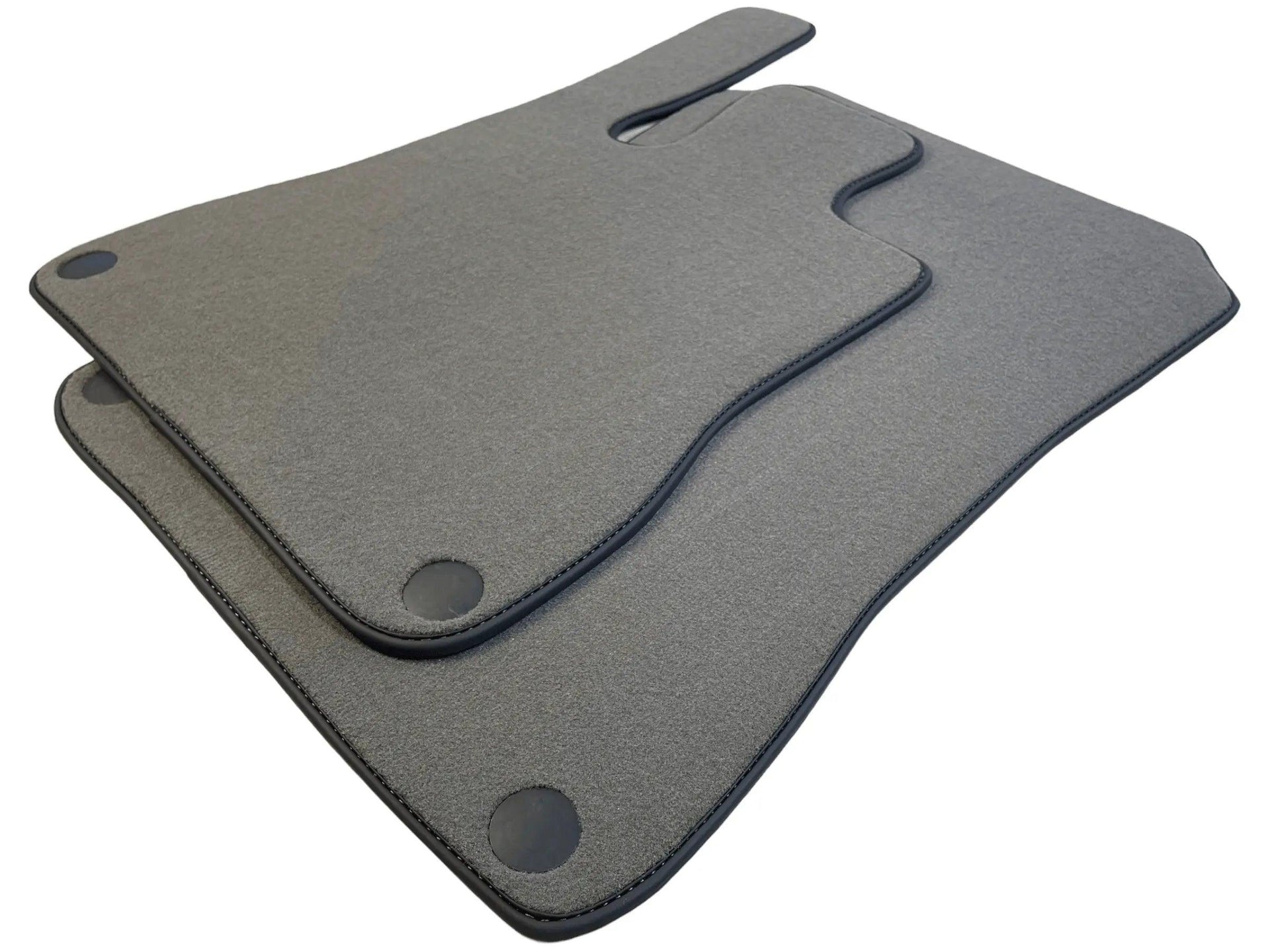 Gray Floor Mats For Mercedes-Benz R129 (1989-2001) Black Trim - AutoWin