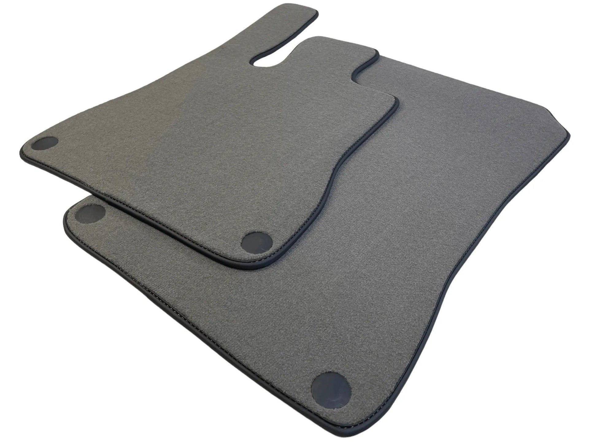 Gray Floor Mats For Mercedes-Benz R129 (1989-2001) Black Trim - AutoWin