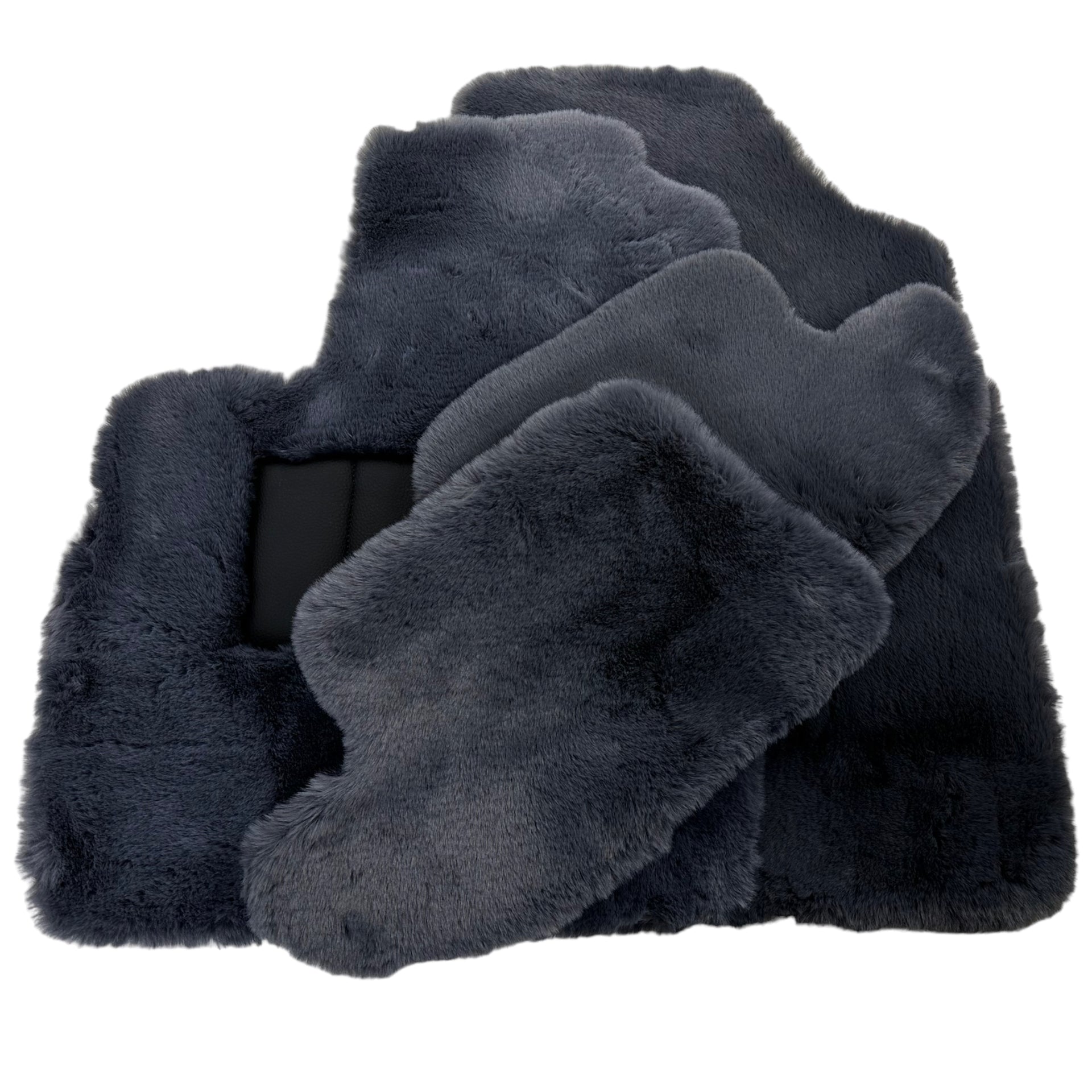 Gray Sheepskin Floor Mats For Bentley Continental GT (2011–2018) Er56 Design - AutoWin