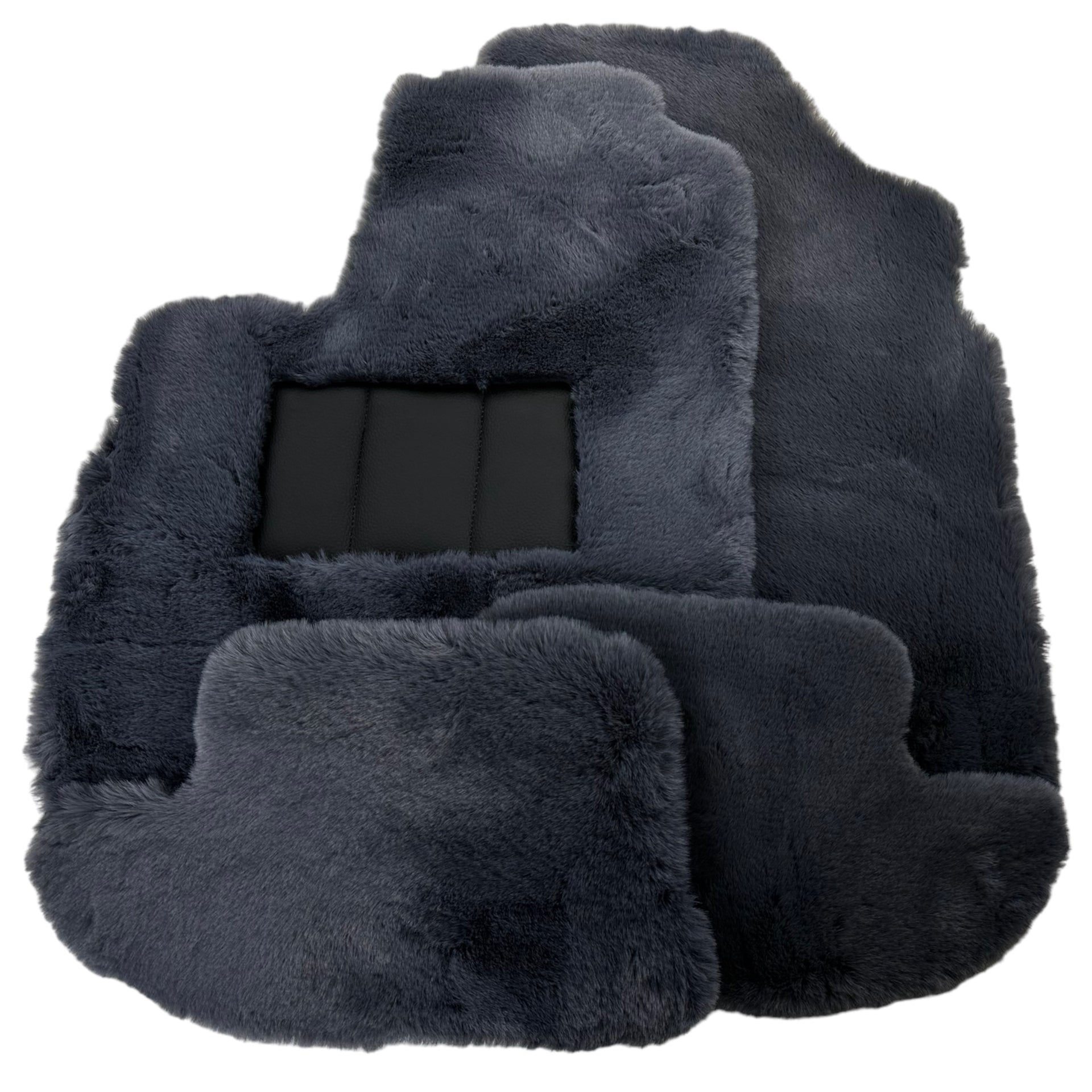 Gray Sheepskin Floor Mats For Bentley Continental GT (2011–2018) Er56 Design - AutoWin