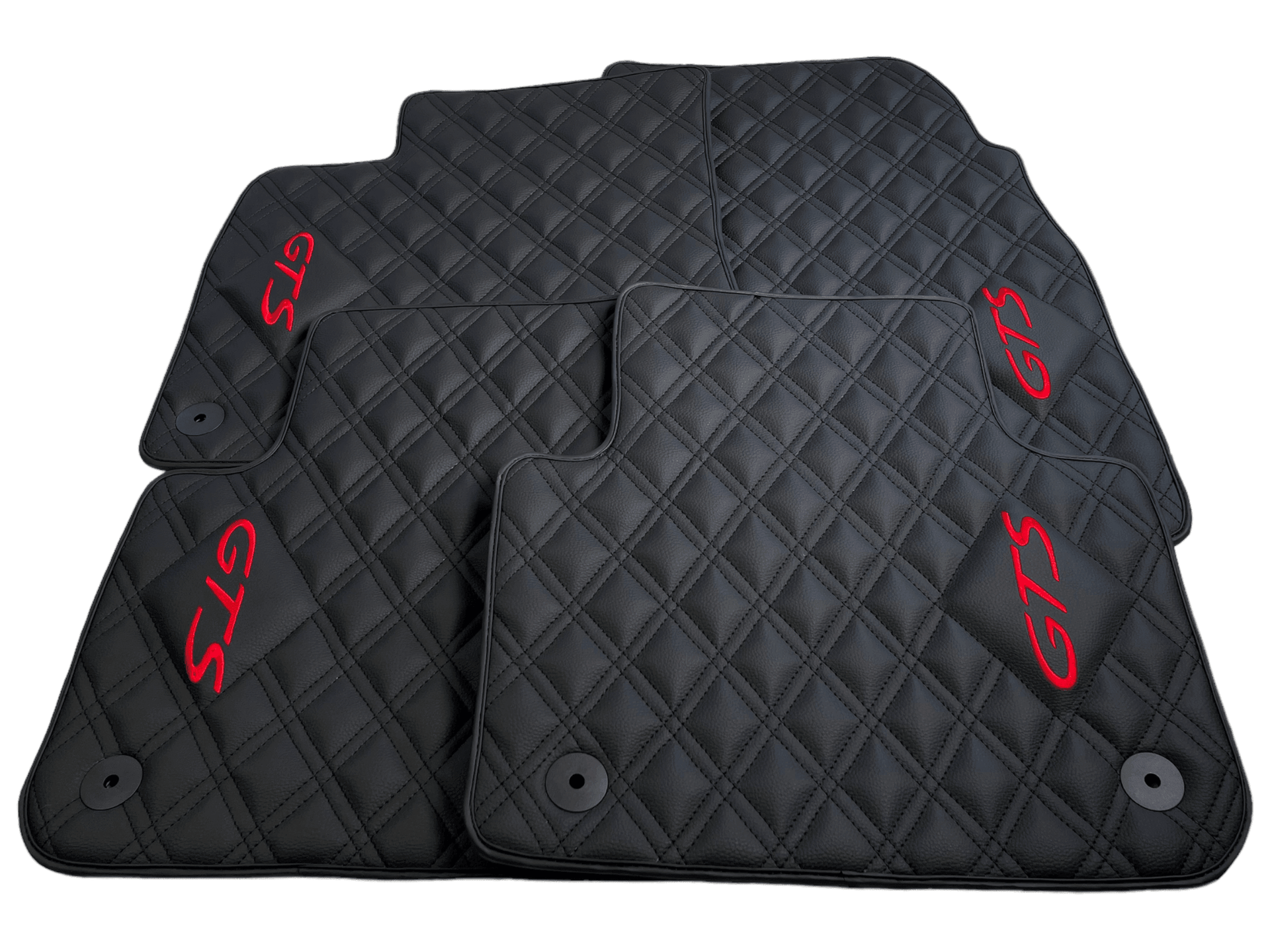 Leather Floor Mats for Porsche Cayenne (2010-2018) - AutoWin