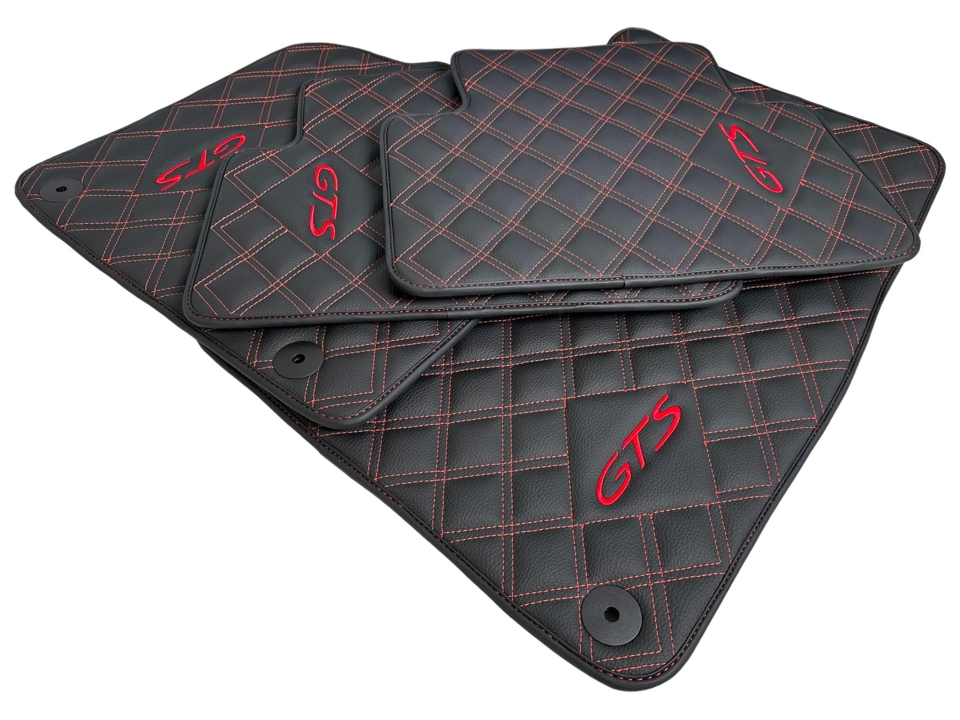 Leather Floor Mats for Porsche Panamera (2017-2023) - AutoWin