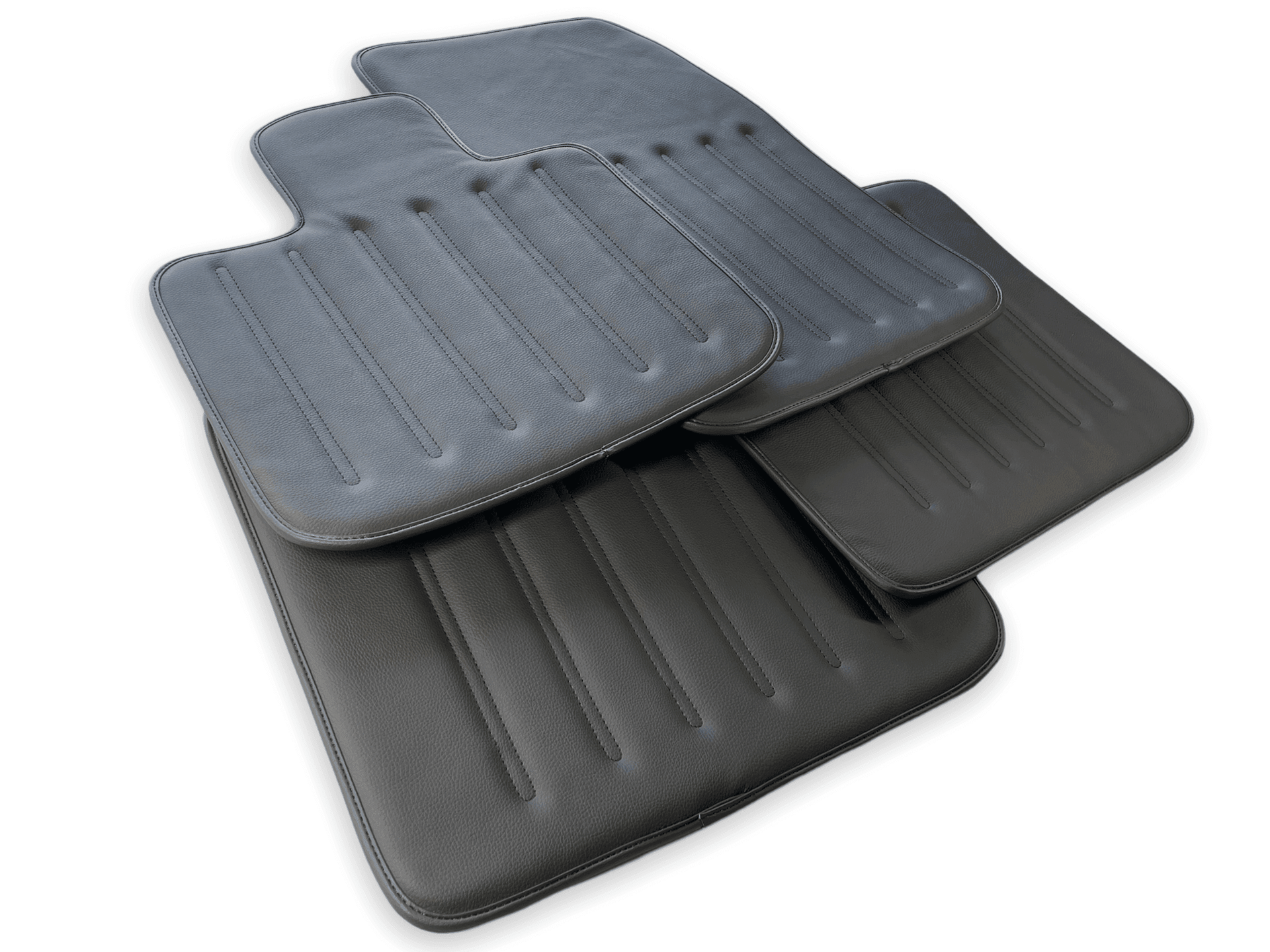 Leather Floor Mats For Rolls Royce Spectre (2023-2024) Black - AutoWin
