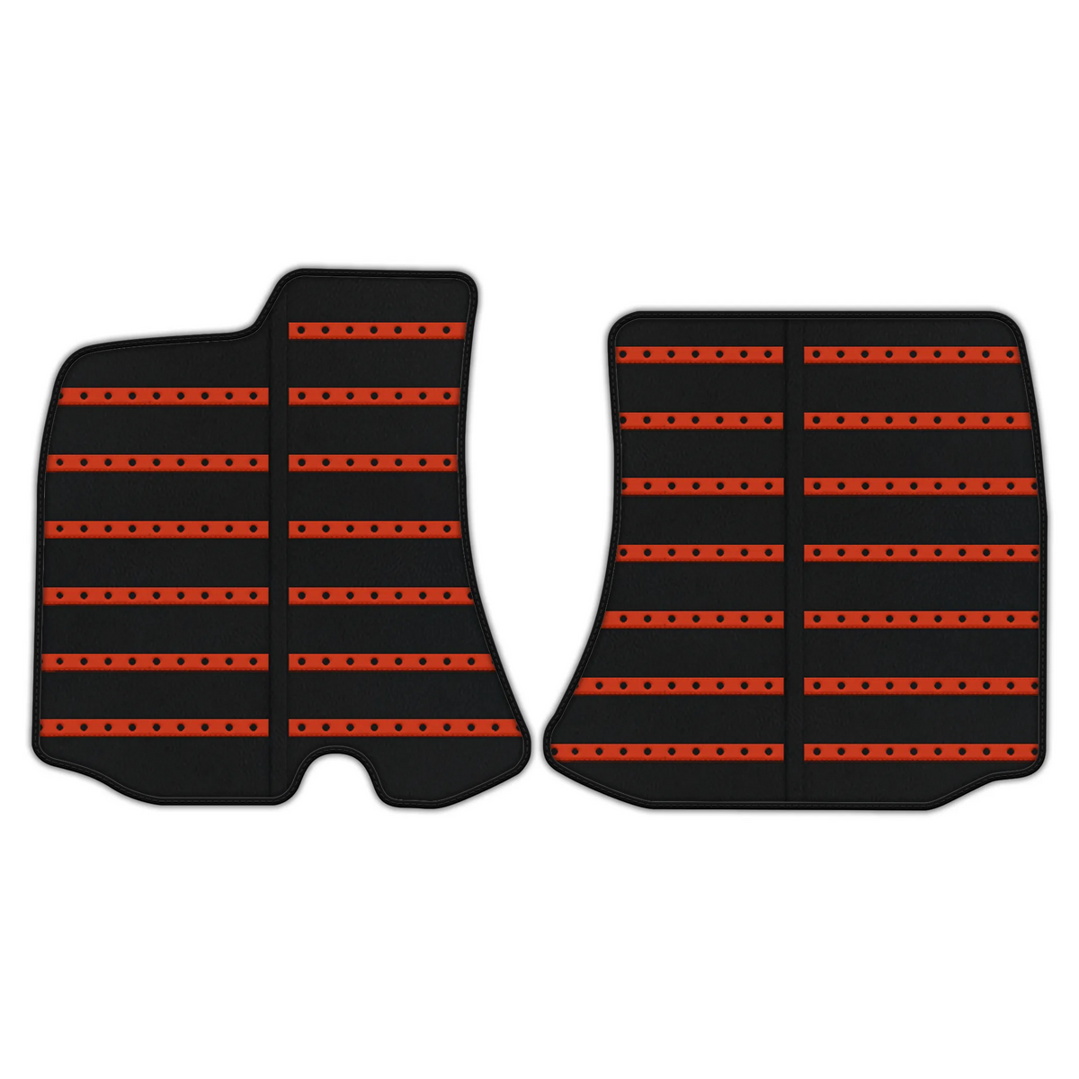 Tapis de sol en cuir avec design Daytona pour Ferrari Roma (2021-2027)