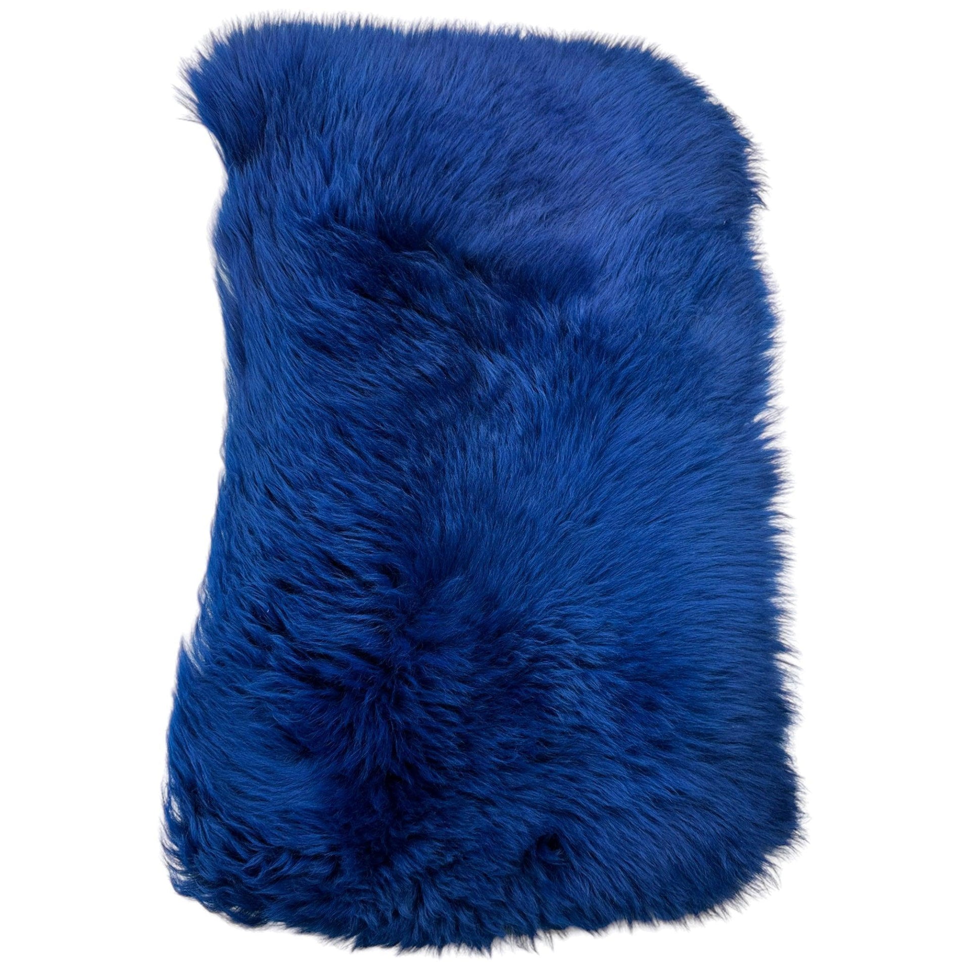 Navy Blue Sheepskin Floor Mats for Rolls Royce Phantom VIII (2017-2024) | ER56 Design - AutoWin