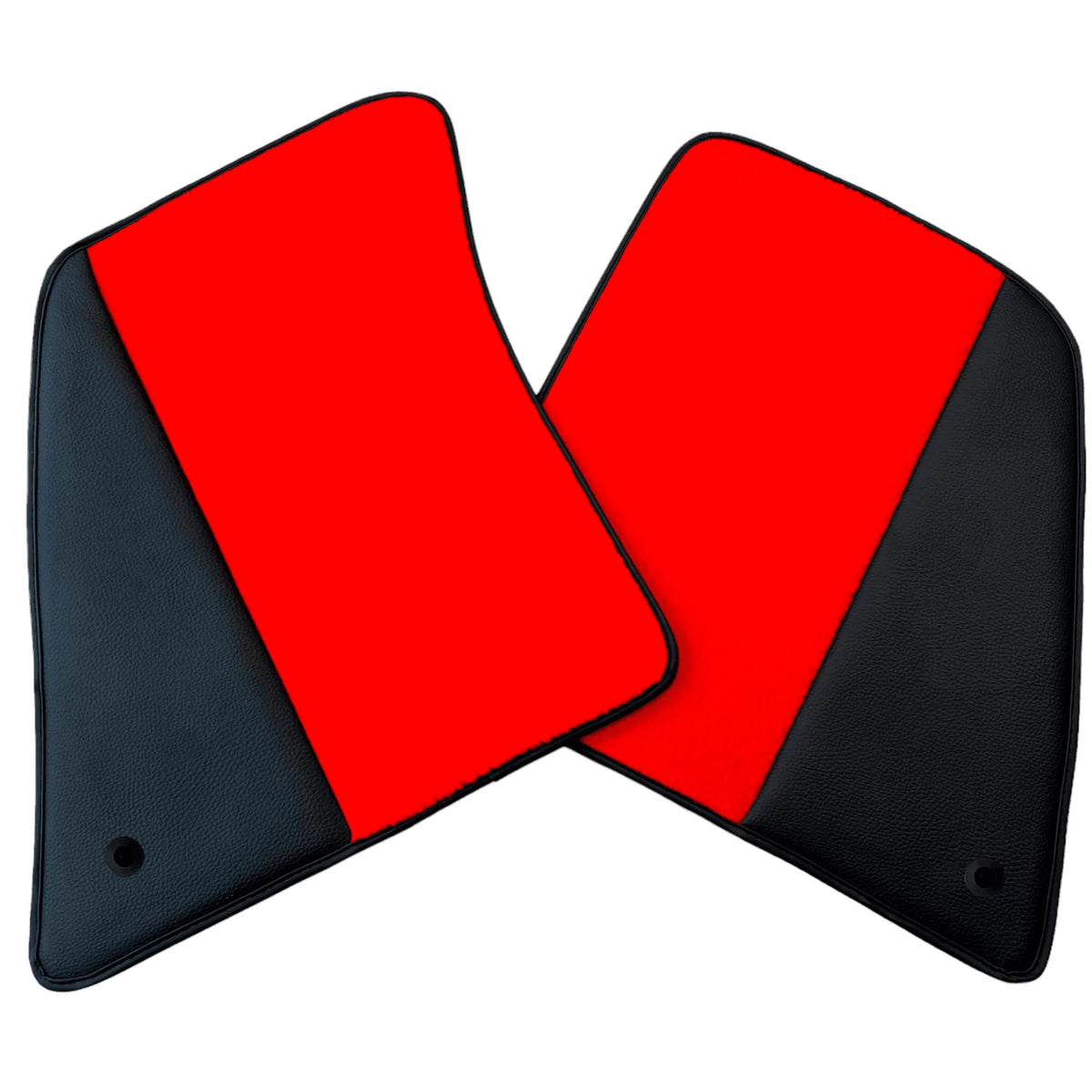 Red Floor Mats for Ferrari SF90 Stradale (2019-2024) with Leather