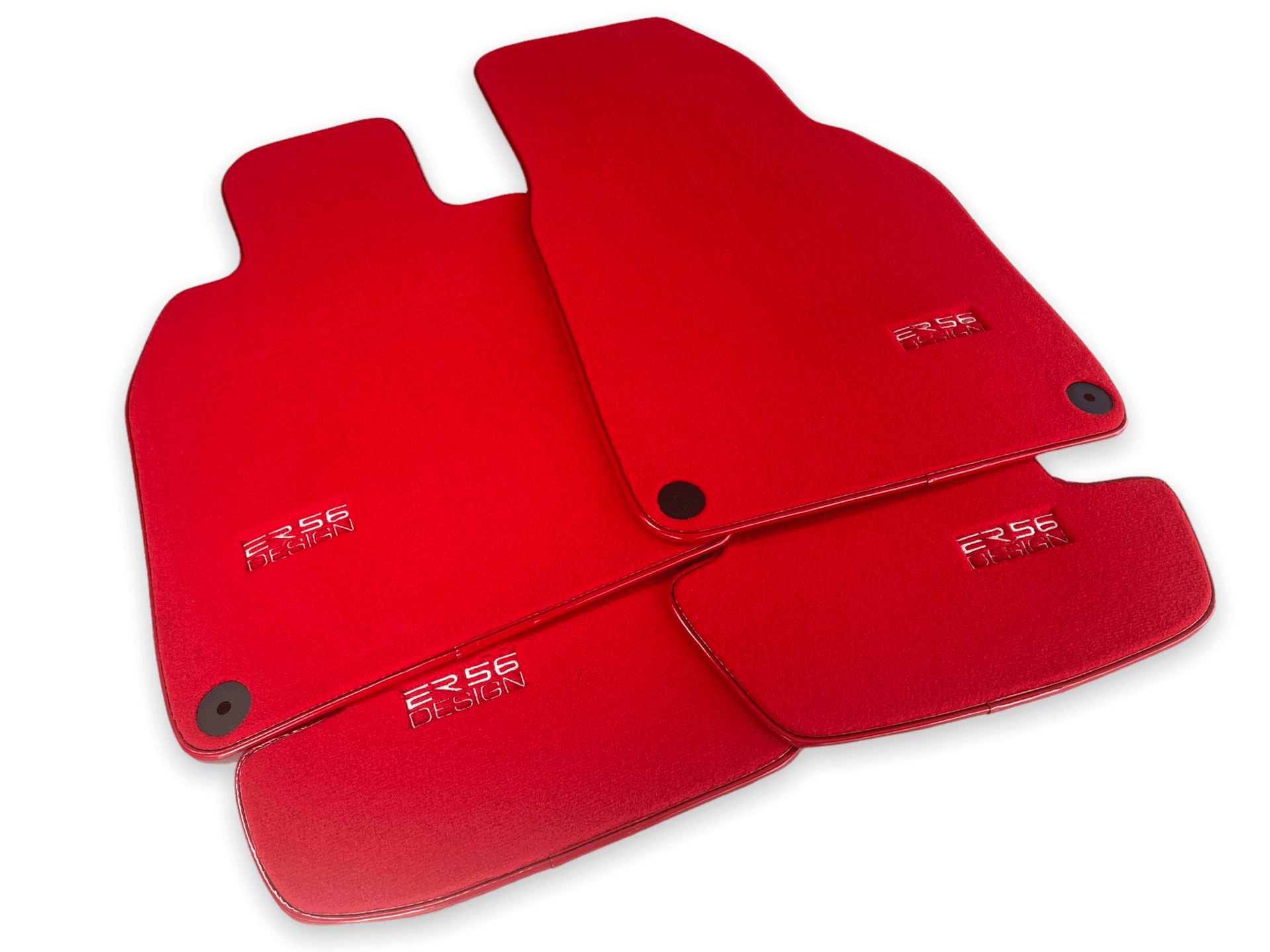 Red Floor Mats for Porsche 911 - 991 (2012-2019) | ER56 Design - AutoWin