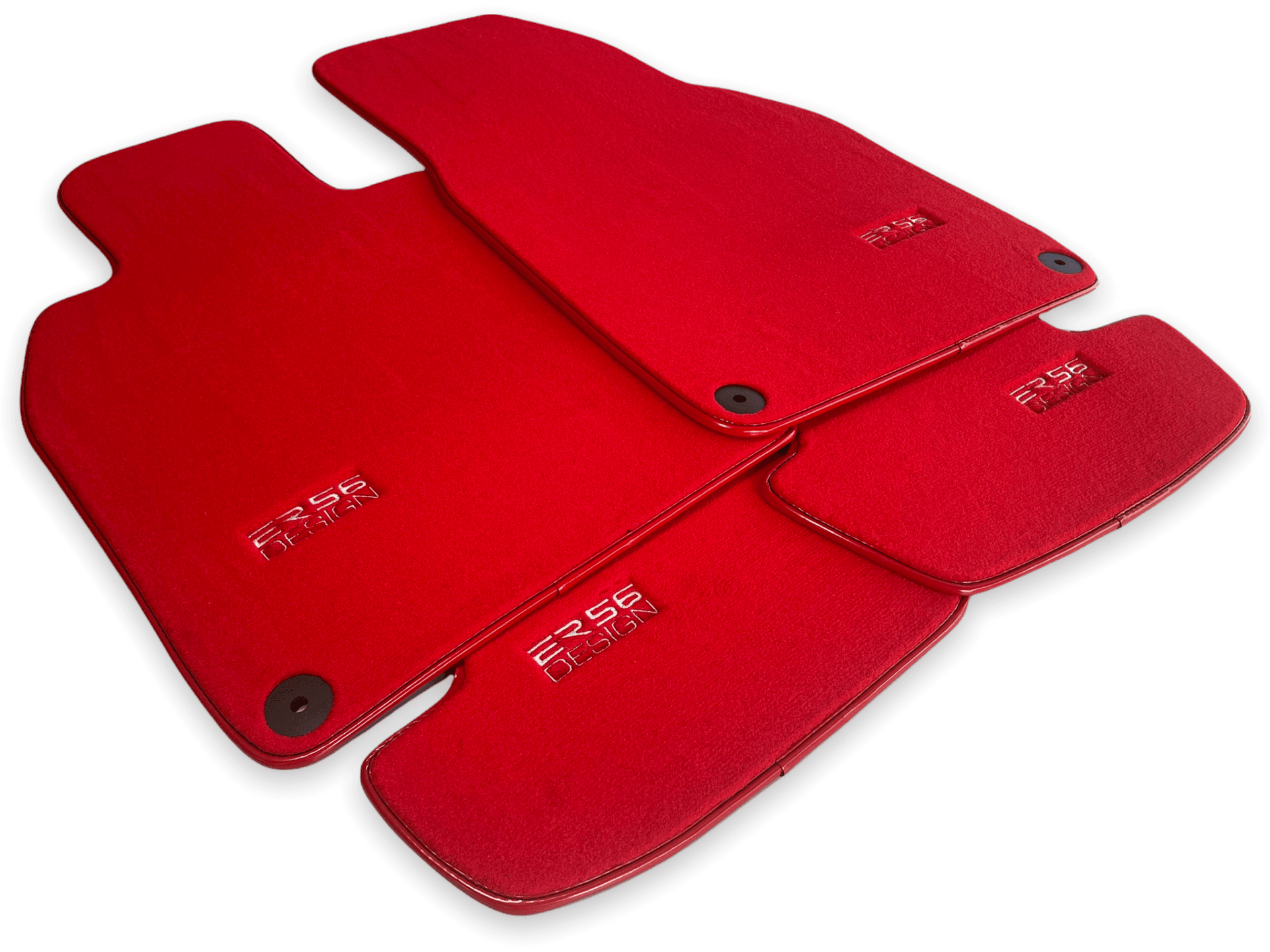 Red Floor Mats for Porsche Panamera (2009-2016) | ER56 Design - AutoWin