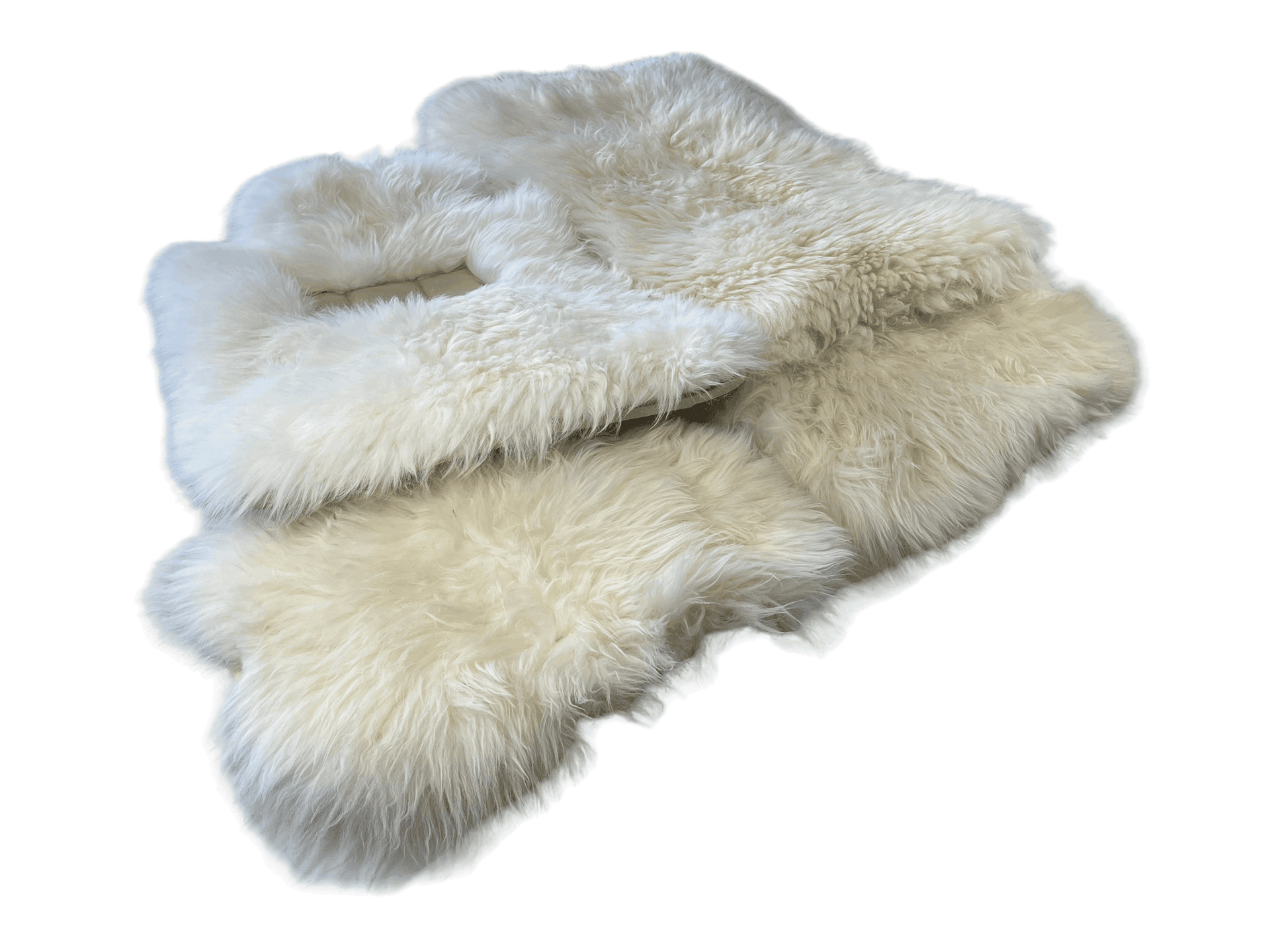 White Sheepskin Floor Mats For Rolls Royce Spectre (2023-2024) ER56 Design Brand - AutoWin