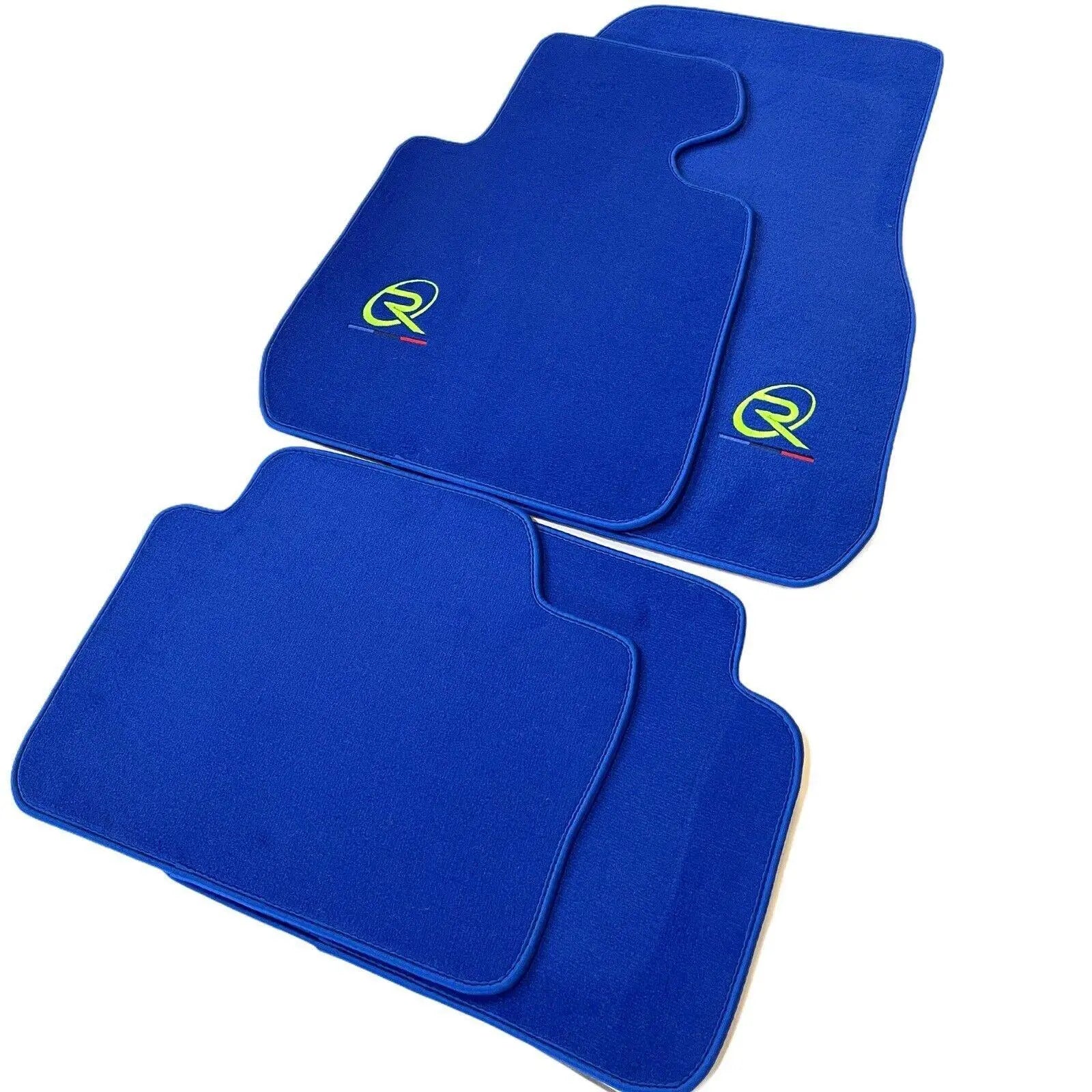 Blue Floor Mats For BMW 1 Series F20 Tailored Set Perfect Fit - AutoWin
