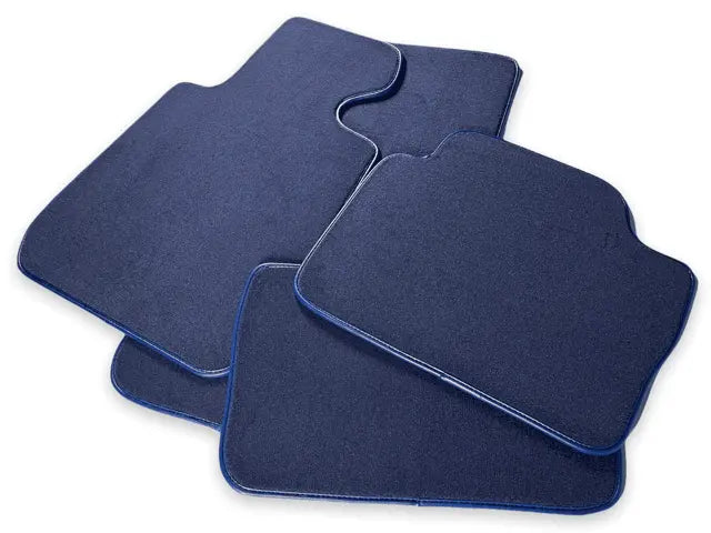Floor Mats For Rolls Royce Shadow 1965-1977 Dark Blue - AutoWin
