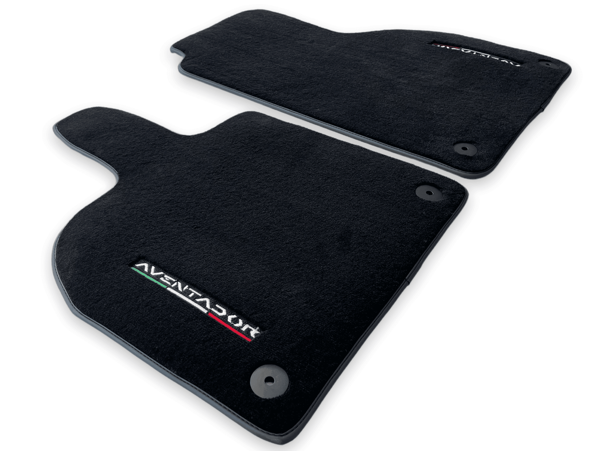 Floor Mats for Lamborghini Aventador Black Color Carpet - AutoWin