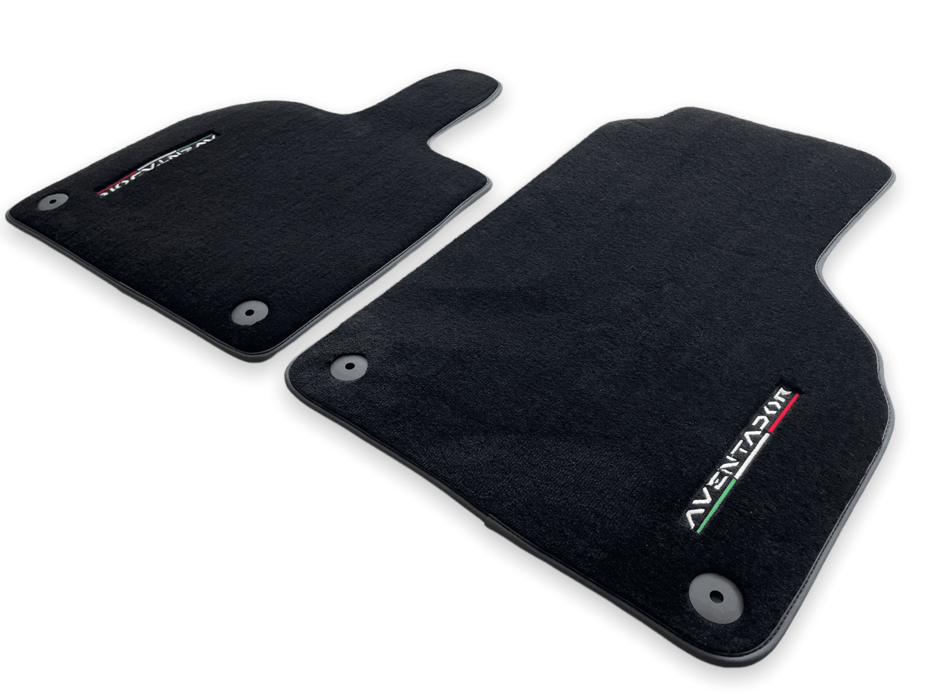 Floor Mats for Lamborghini Aventador Black Color Carpet - AutoWin