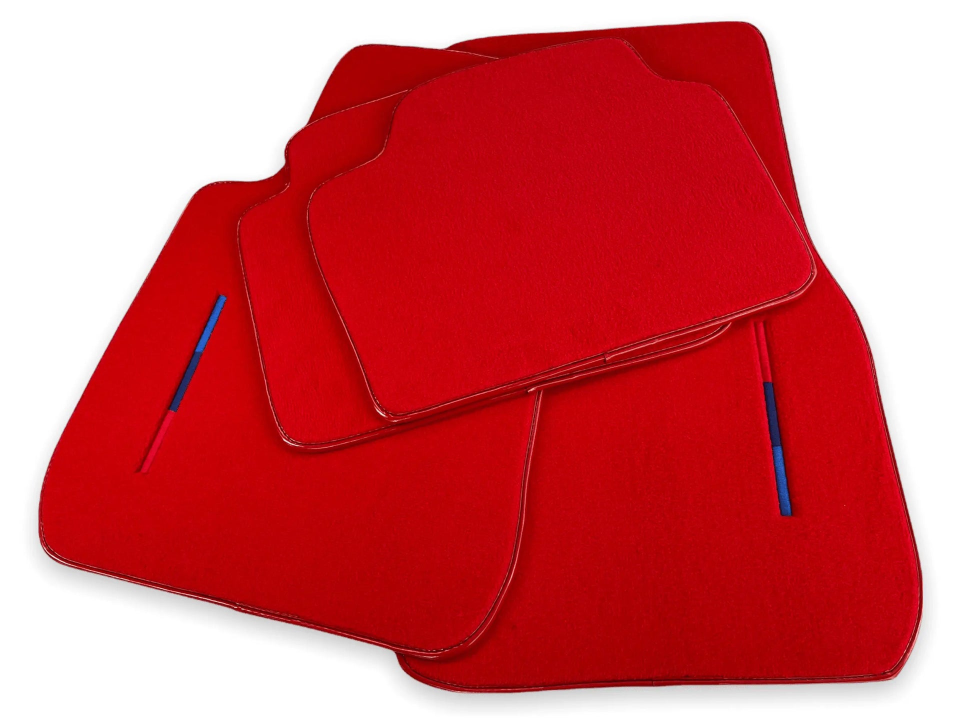 Red Floor Mats For BMW 3 Series F30 With M Package - AutoWin