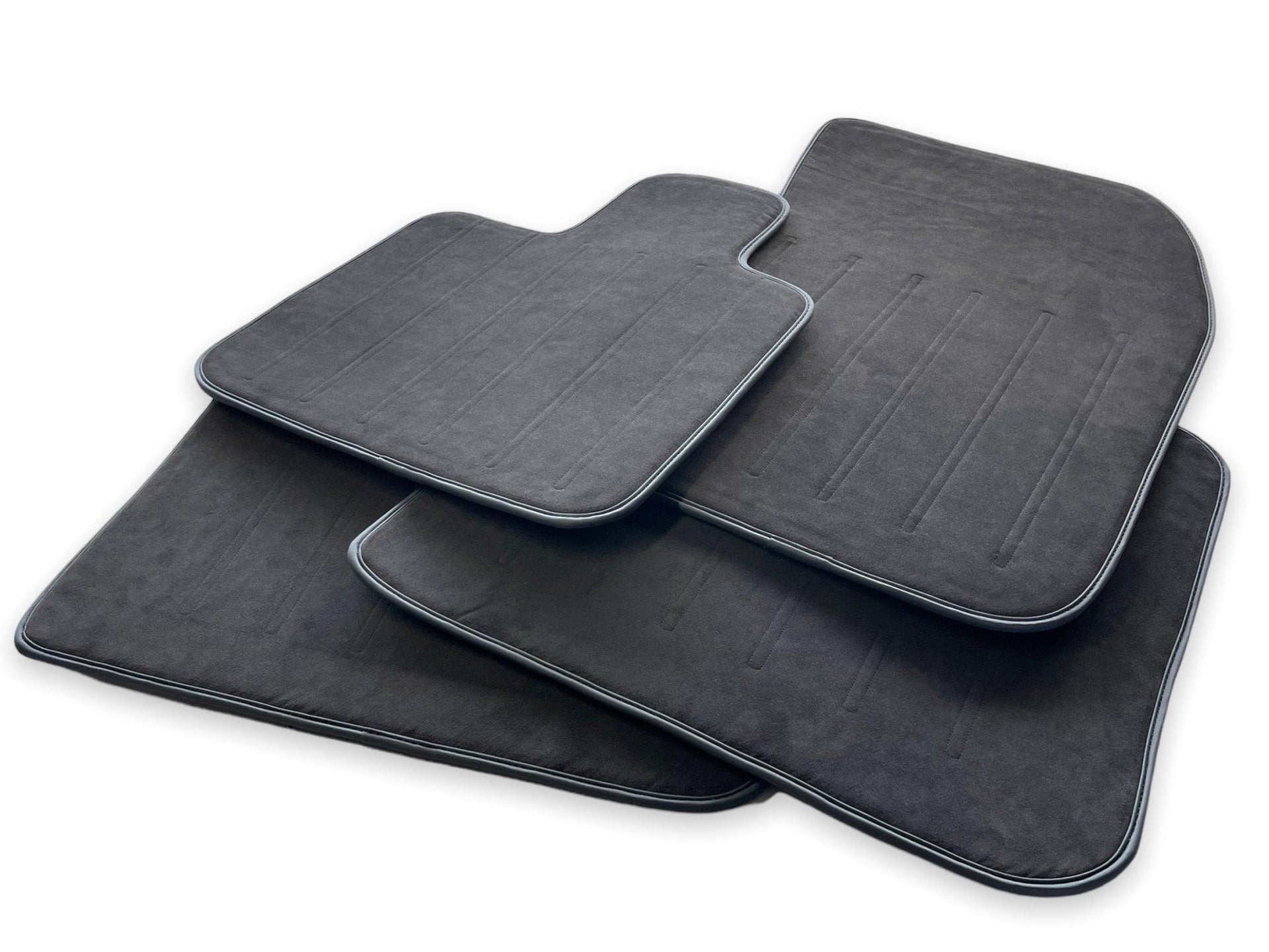 Alcantara Floor Mats For Rolls Royce Black Badge Ghost Series II (2021-2024) - AutoWin
