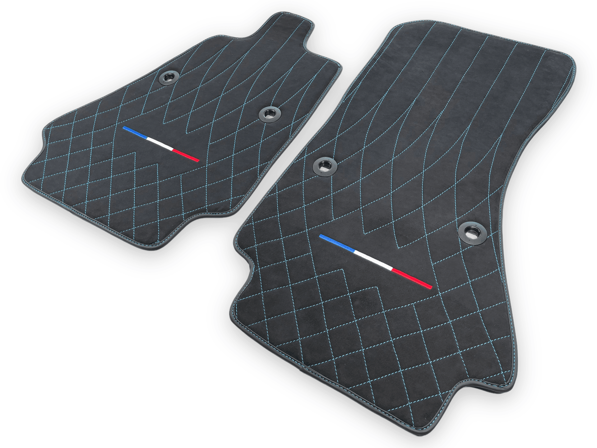 Alcantara Leather Floor Mats For Bugatti Chiron Limited Edition - AutoWin
