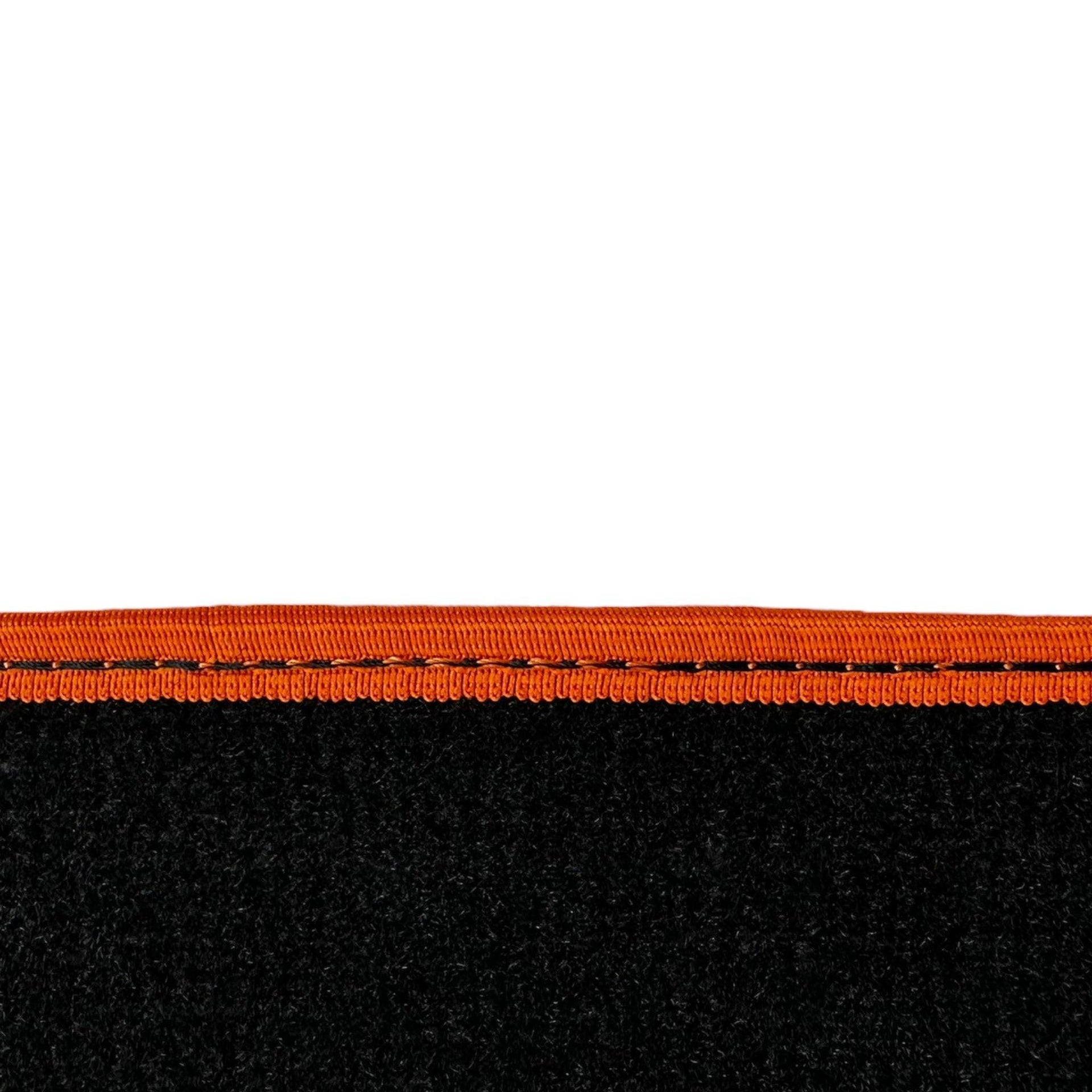 Black Floor Mats For BMW 2 Series F45 | Orange Trim - AutoWin