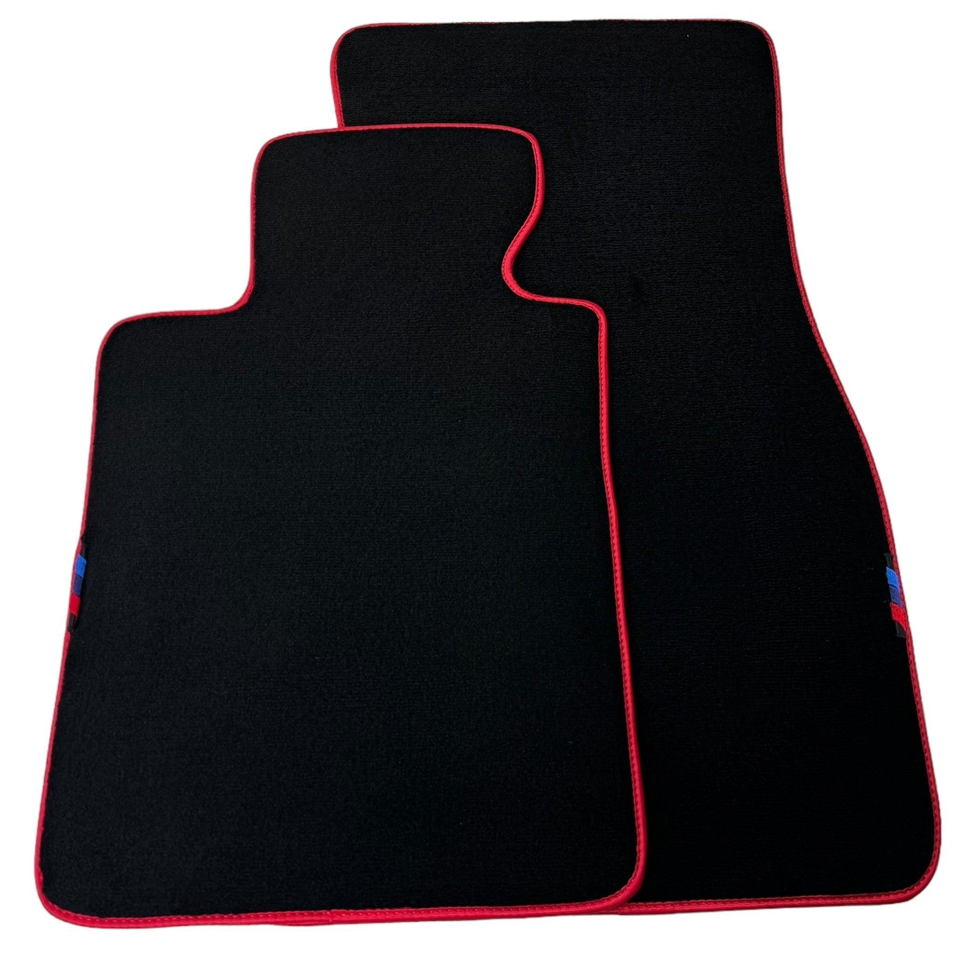 Black Floor Mats For BMW 3 Series E93 | Red Trim Brand - AutoWin