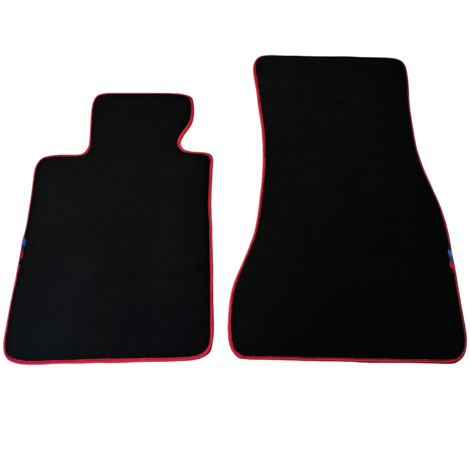 Black Floor Mats For BMW 3 Series E93 | Red Trim Brand - AutoWin