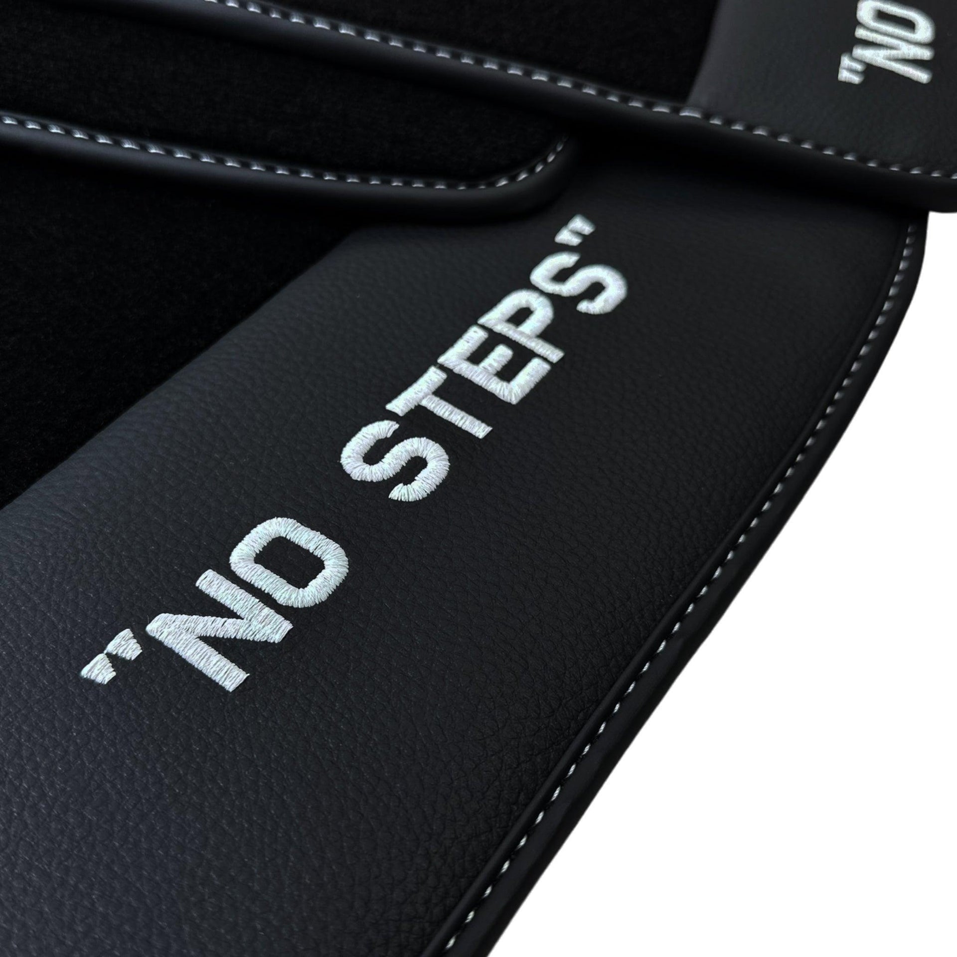 Black Floor Mats For BMW 8 Series G14 No Steps Edition AutoWin Brand - AutoWin