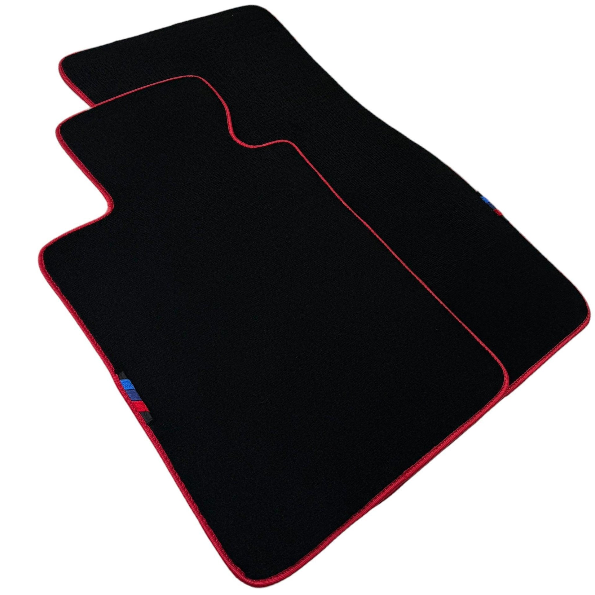 Black Floor Mats For BMW 8 Series G14 | Red Trim AutoWin Brand - AutoWin