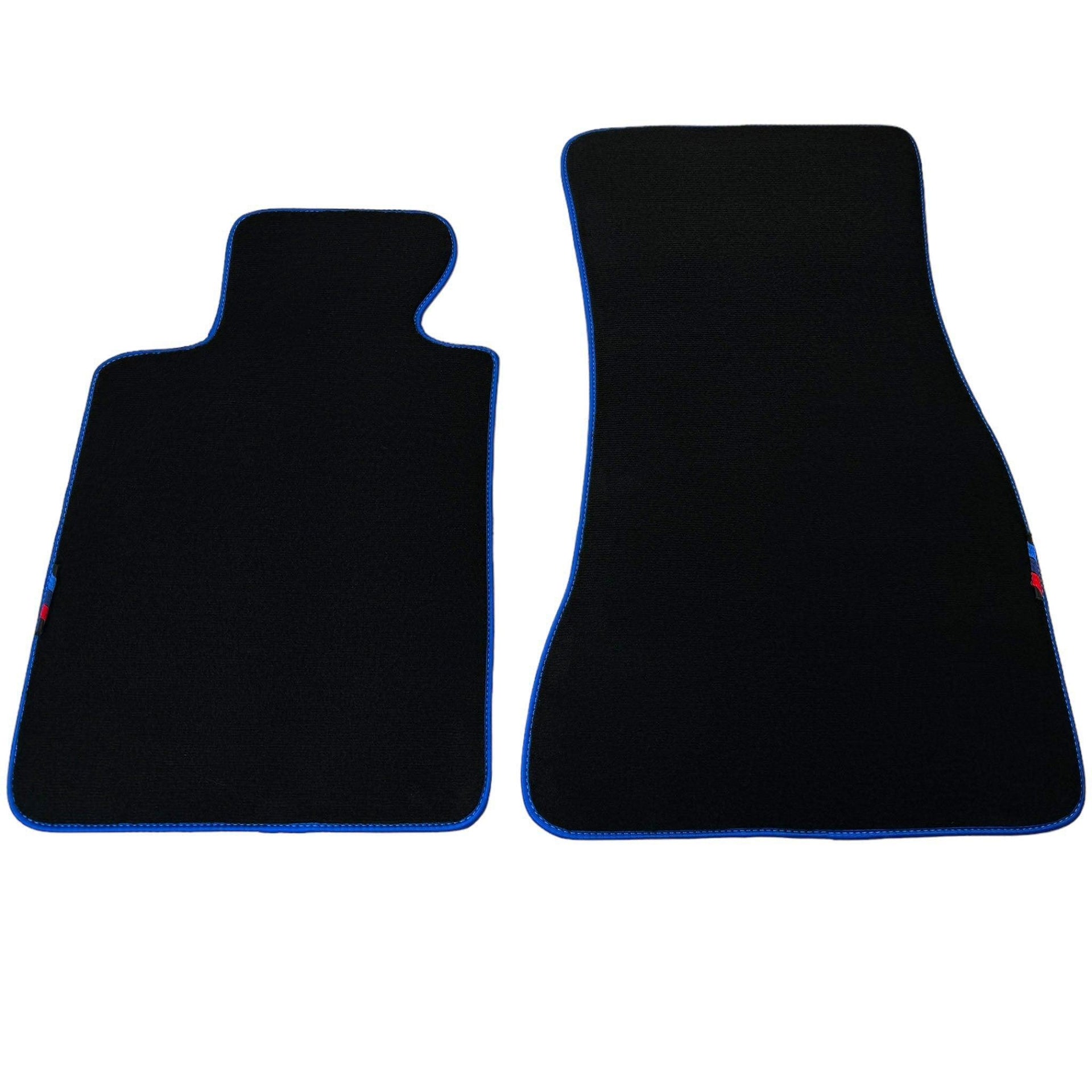 Black Floor Mats For BMW X4 Series G02 | Blue Trim - AutoWin