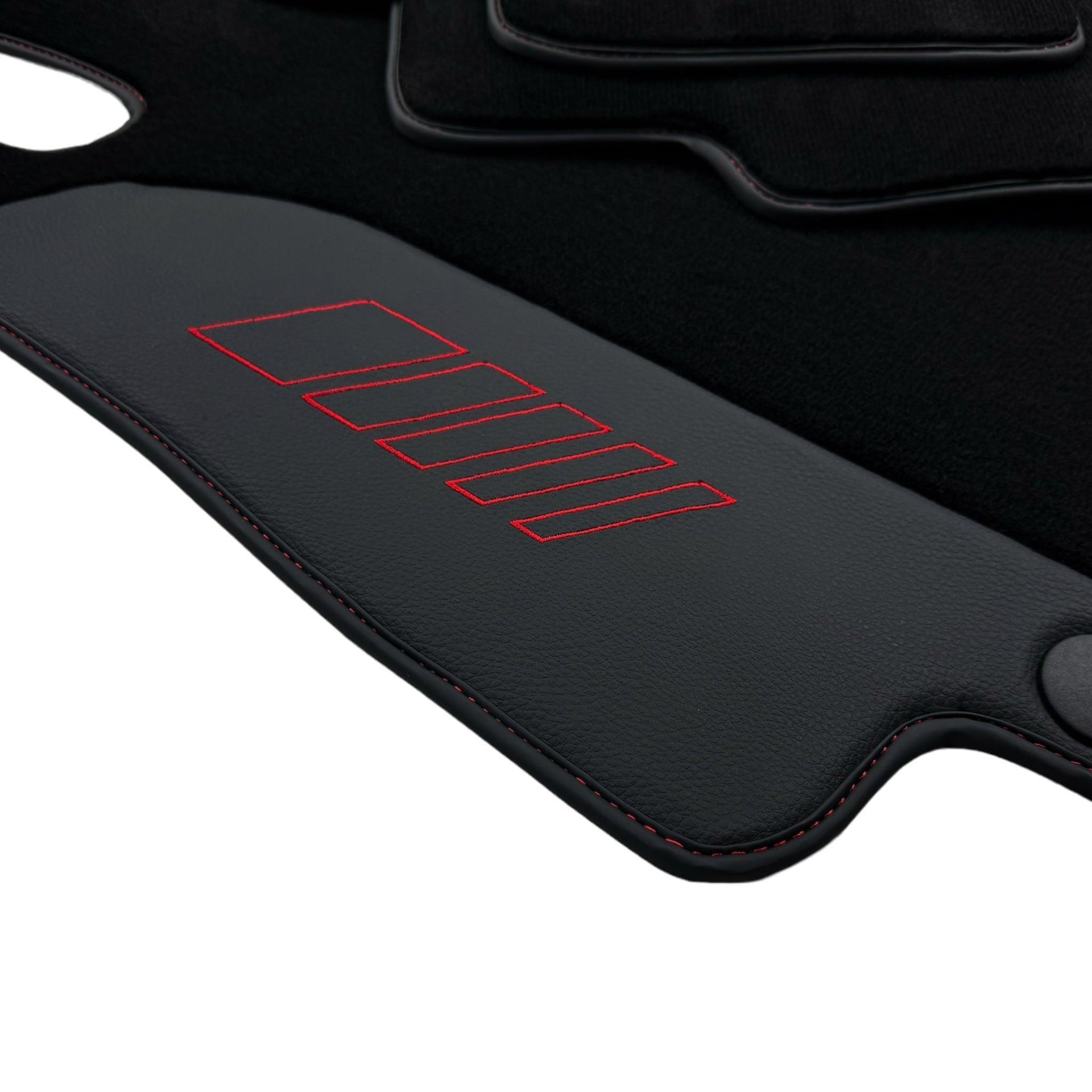 Black Floor Mats For Mercedes Benz A-Class W177 Sedan (2019-2023) | AutoWin Edition - AutoWin