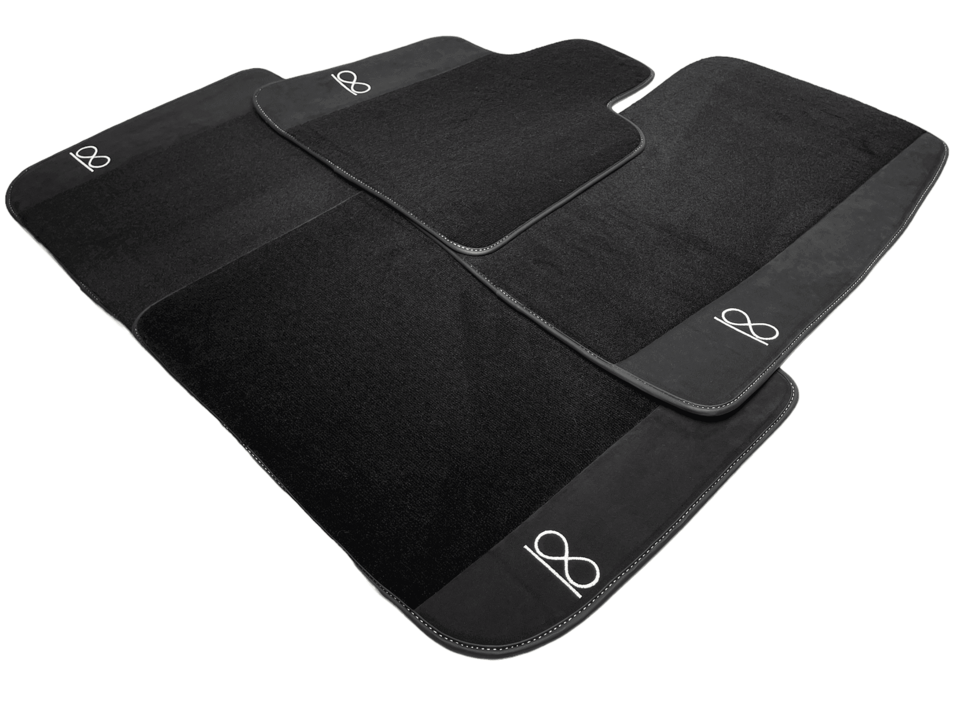 Black Floor Mats For Rolls Royce Black Badge Dawn - AutoWin