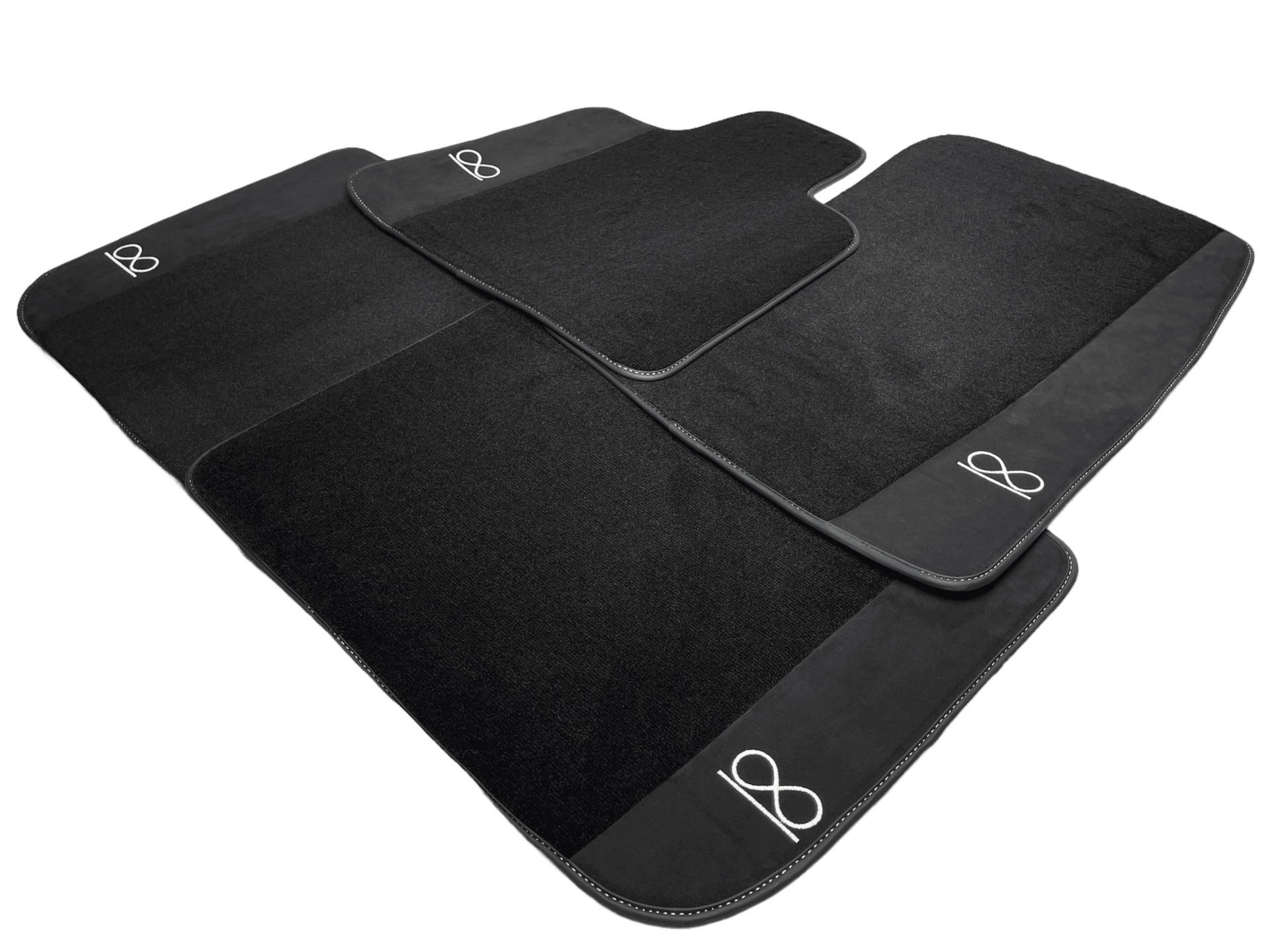 Black Floor Mats For Rolls Royce Black Badge Dawn - AutoWin