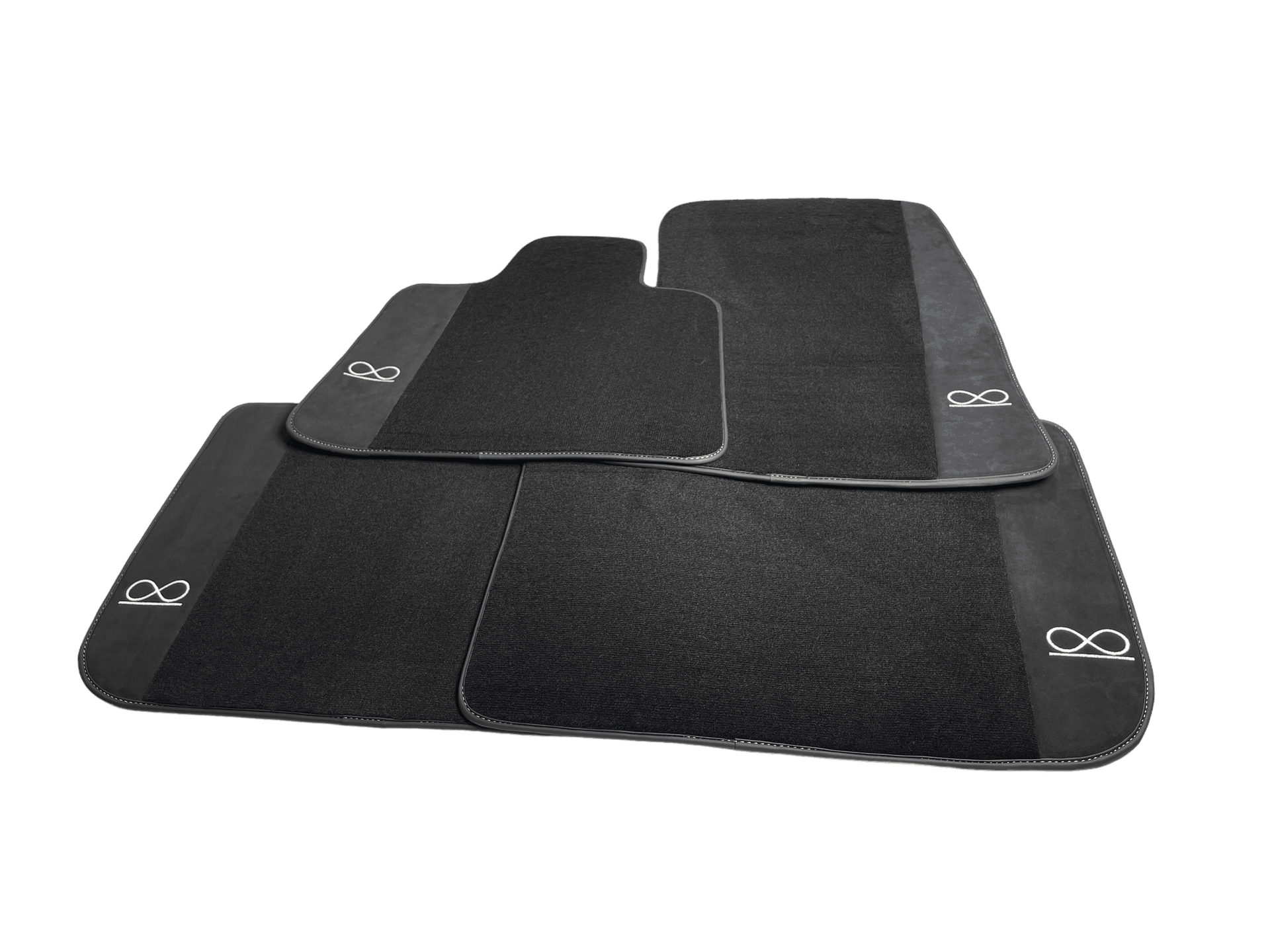 Black Floor Mats For Rolls Royce Black Badge Dawn - AutoWin
