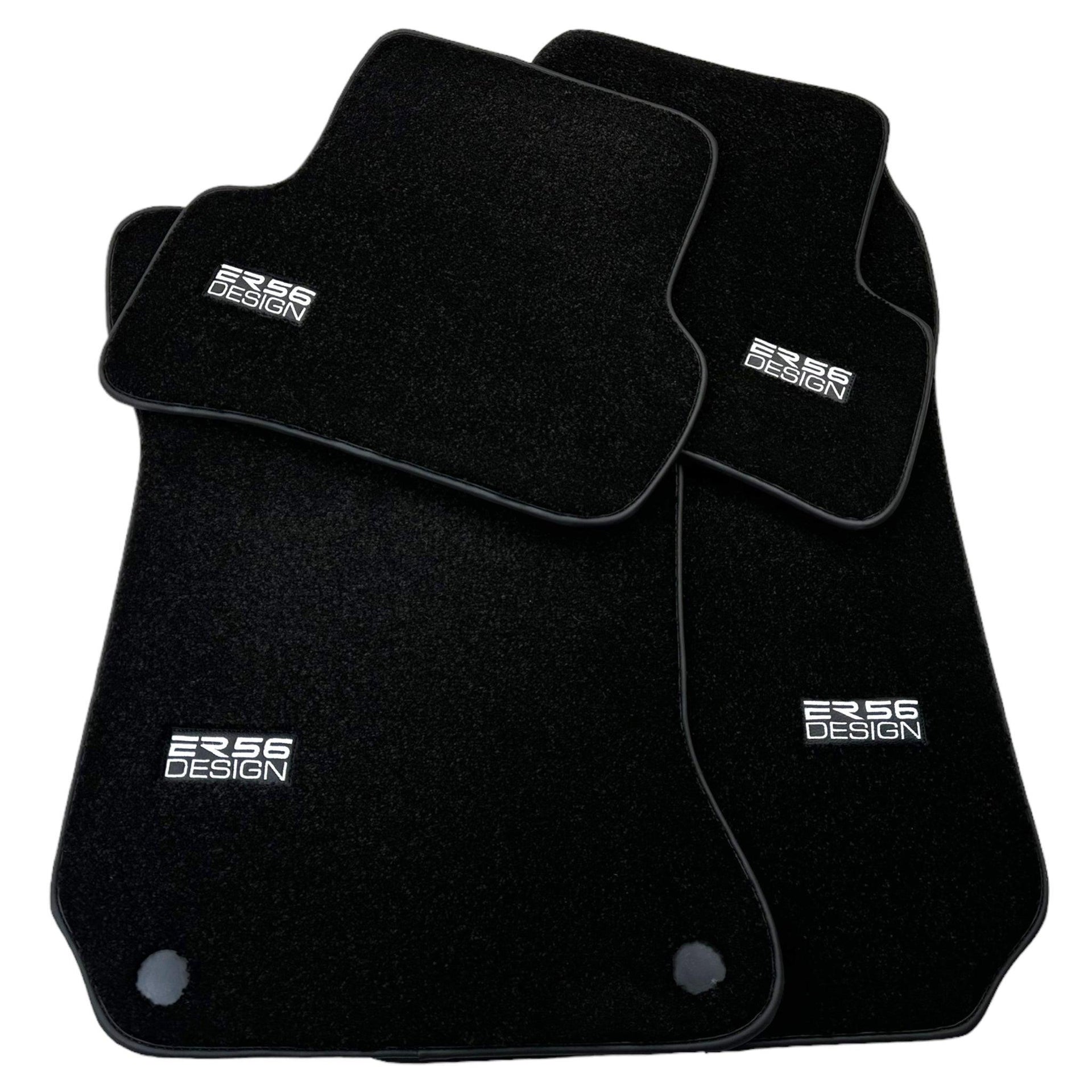 Black Luxury Floor Mats For Mercedes Benz S-Class V223 (2021-2023) Hybrid | ER56 Design - AutoWin