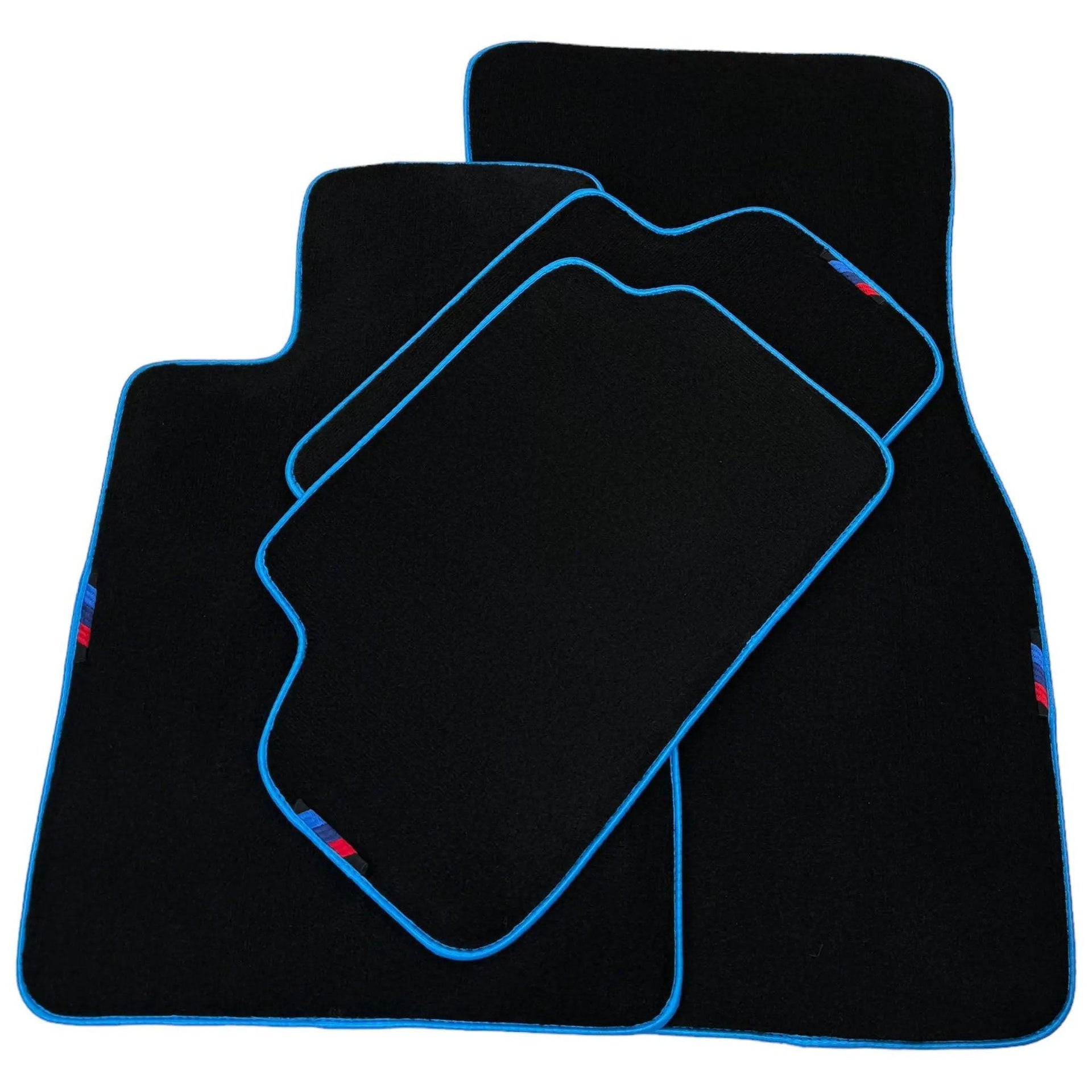 Black Mats For BMW M2 G87 | Sky Blue Trim - AutoWin
