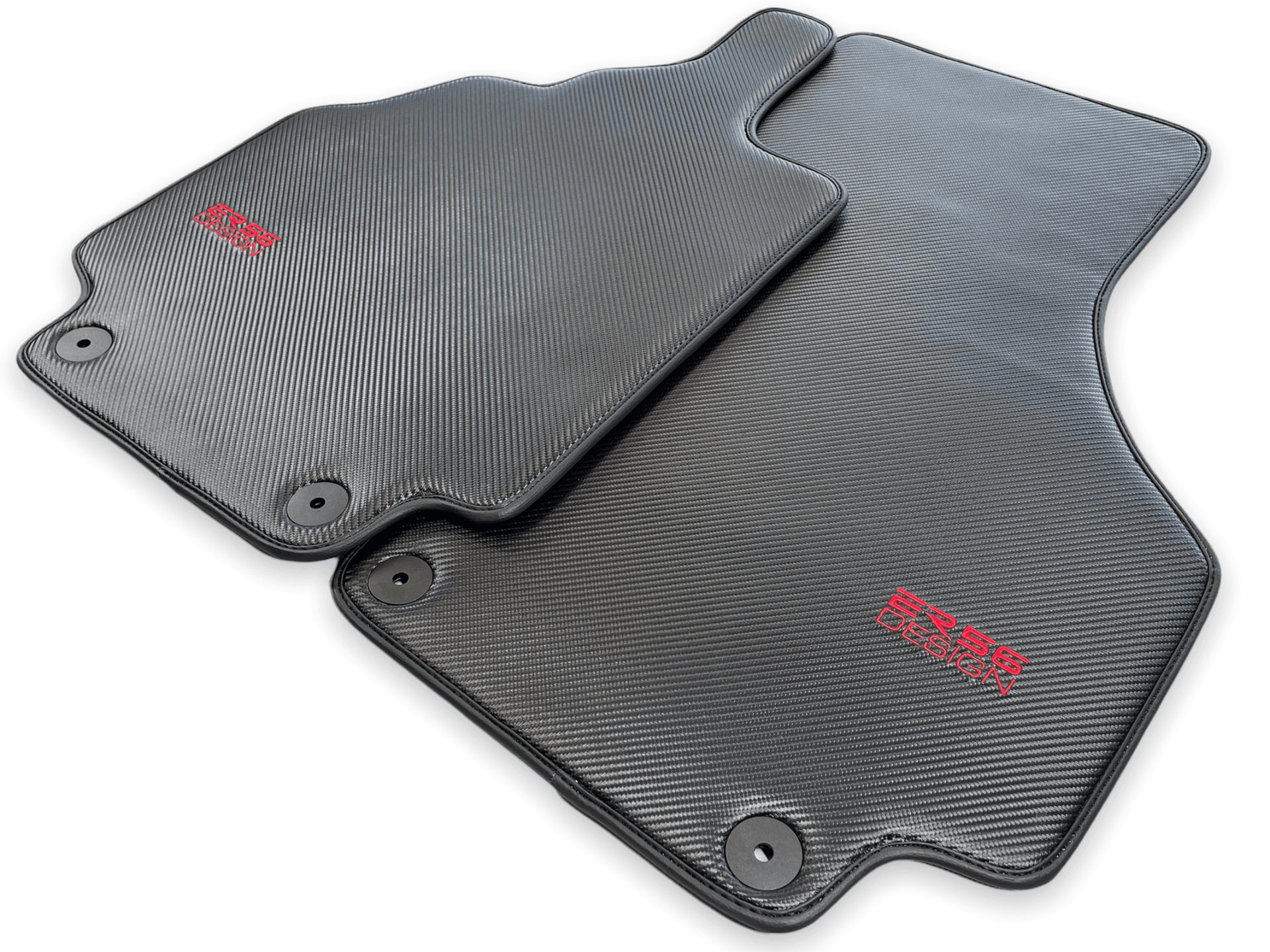 Carbon Fiber Leather Floor Mats for Audi R8 (2007-2015) - AutoWin