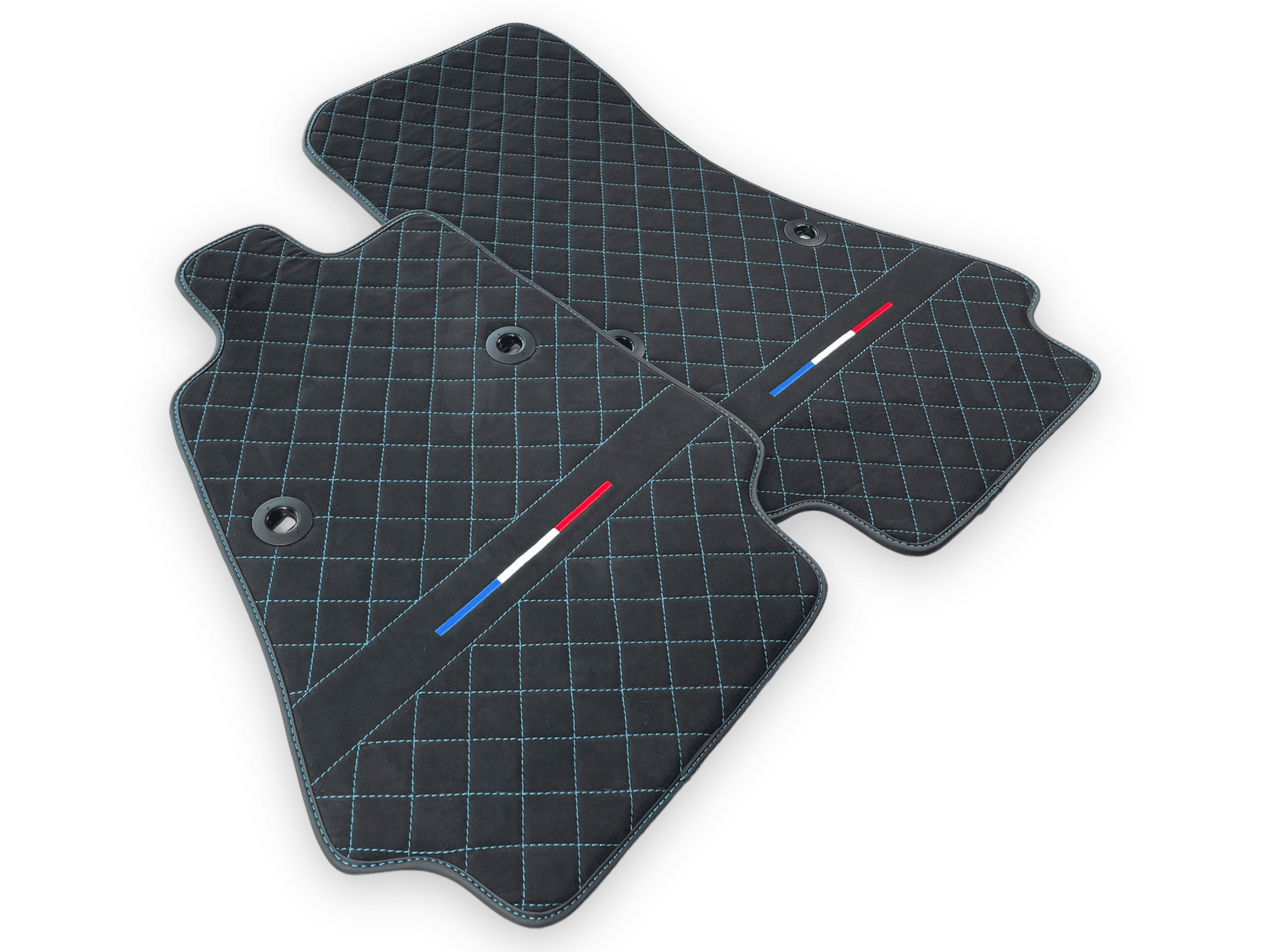 Floor Mats For Bugatti Chiron Alcantara Leather Limited Edition - AutoWin