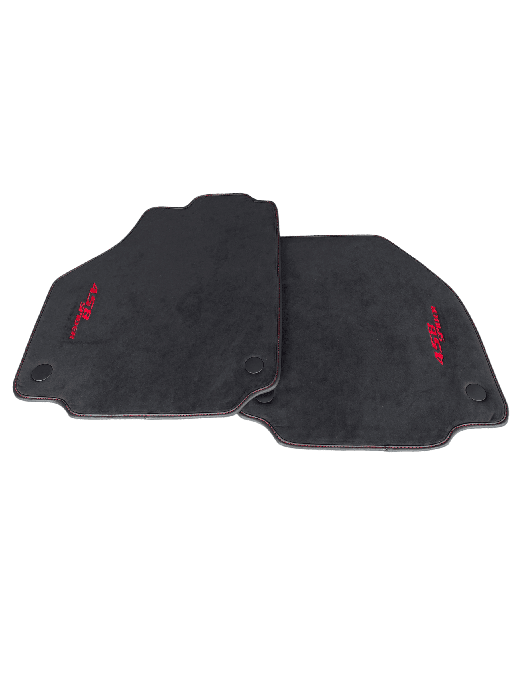 Floor Mats For Ferrari 458 Spider 2012-2015 Alcantara Leather - AutoWin