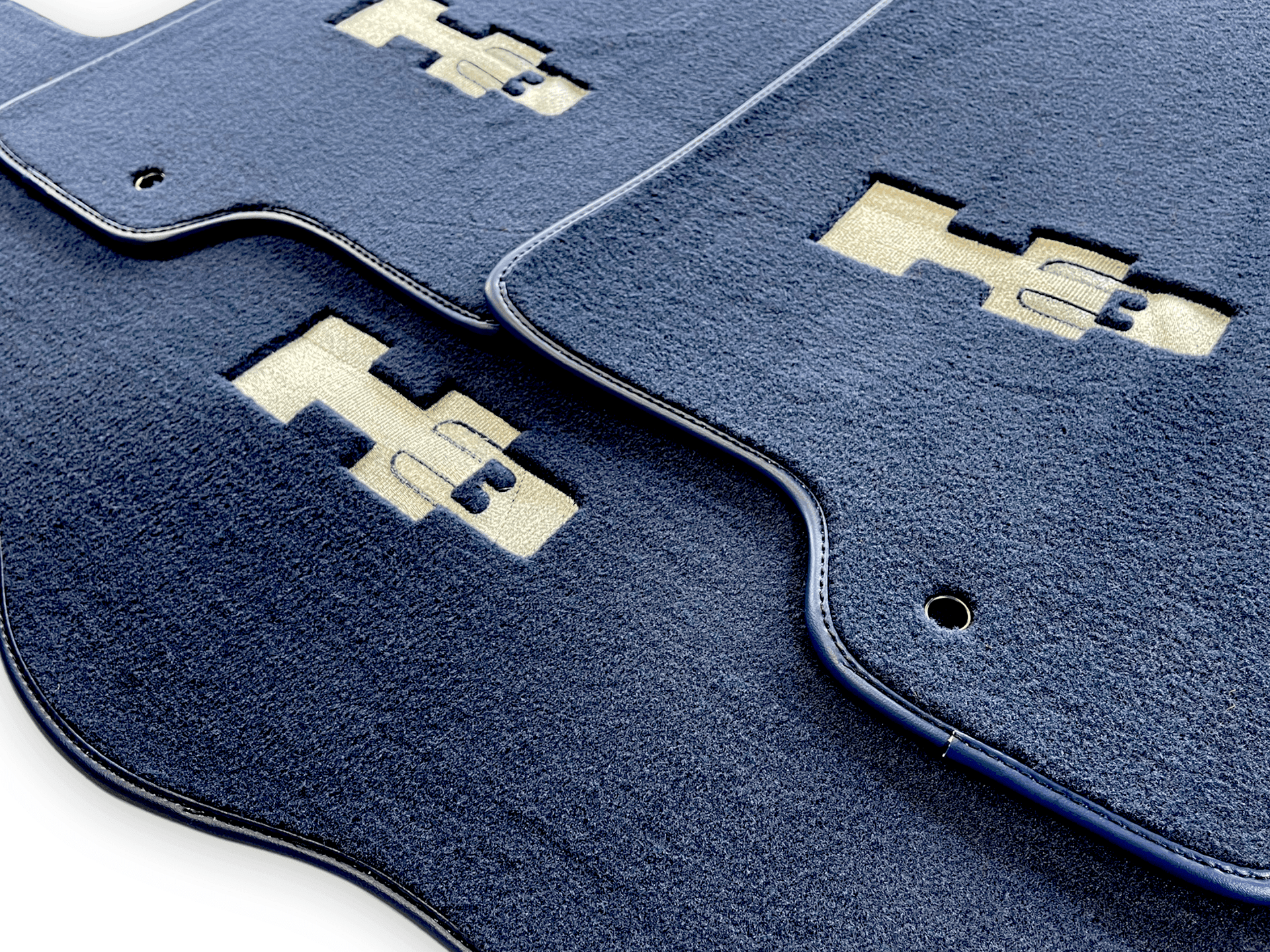 Floor Mats For Hummer H3 2005-2010 Tailored Dark Blue Color Carpets - AutoWin