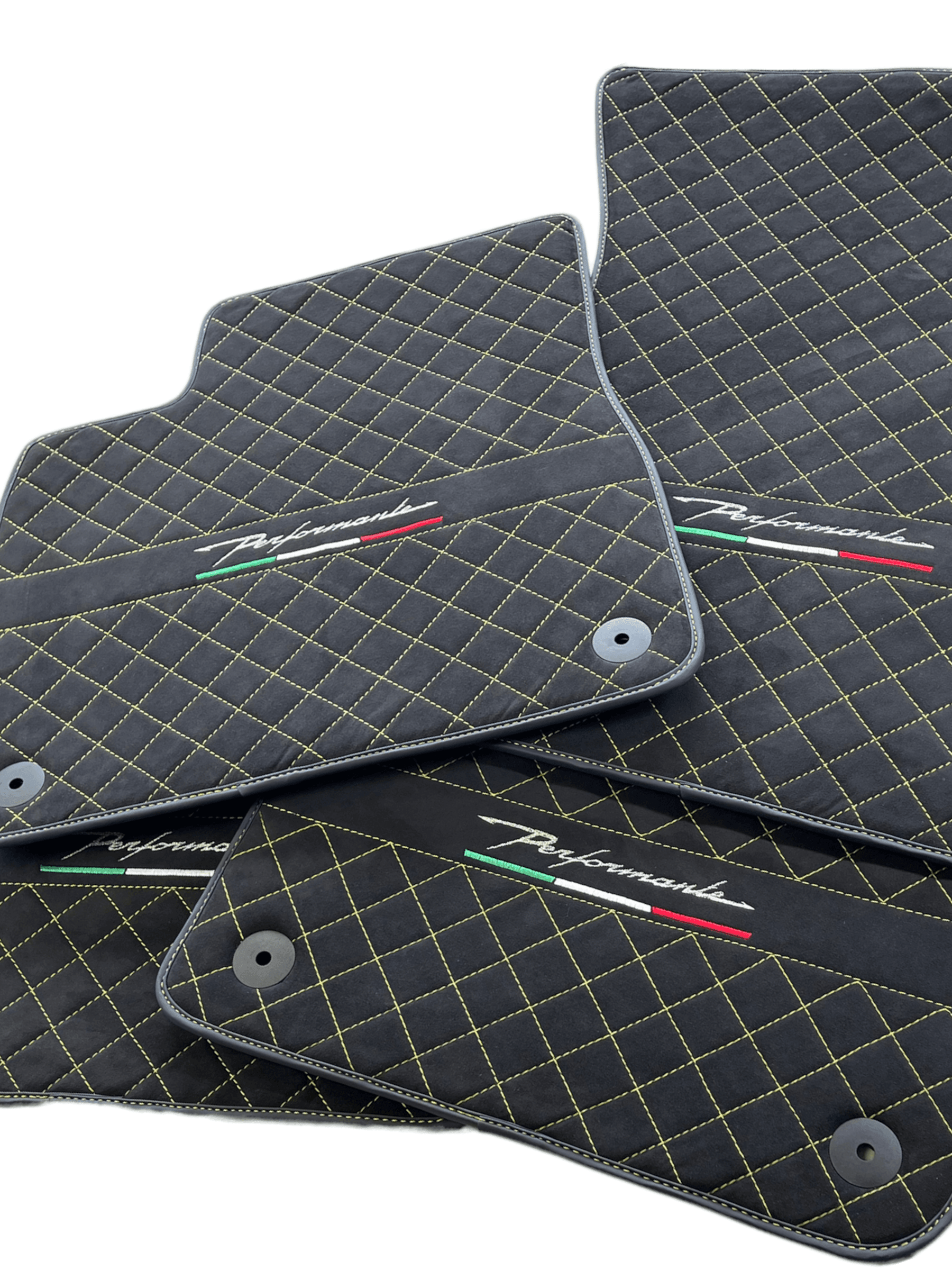 Floor Mats For Lamborghini Urus Performante Alcantara Leather - AutoWin