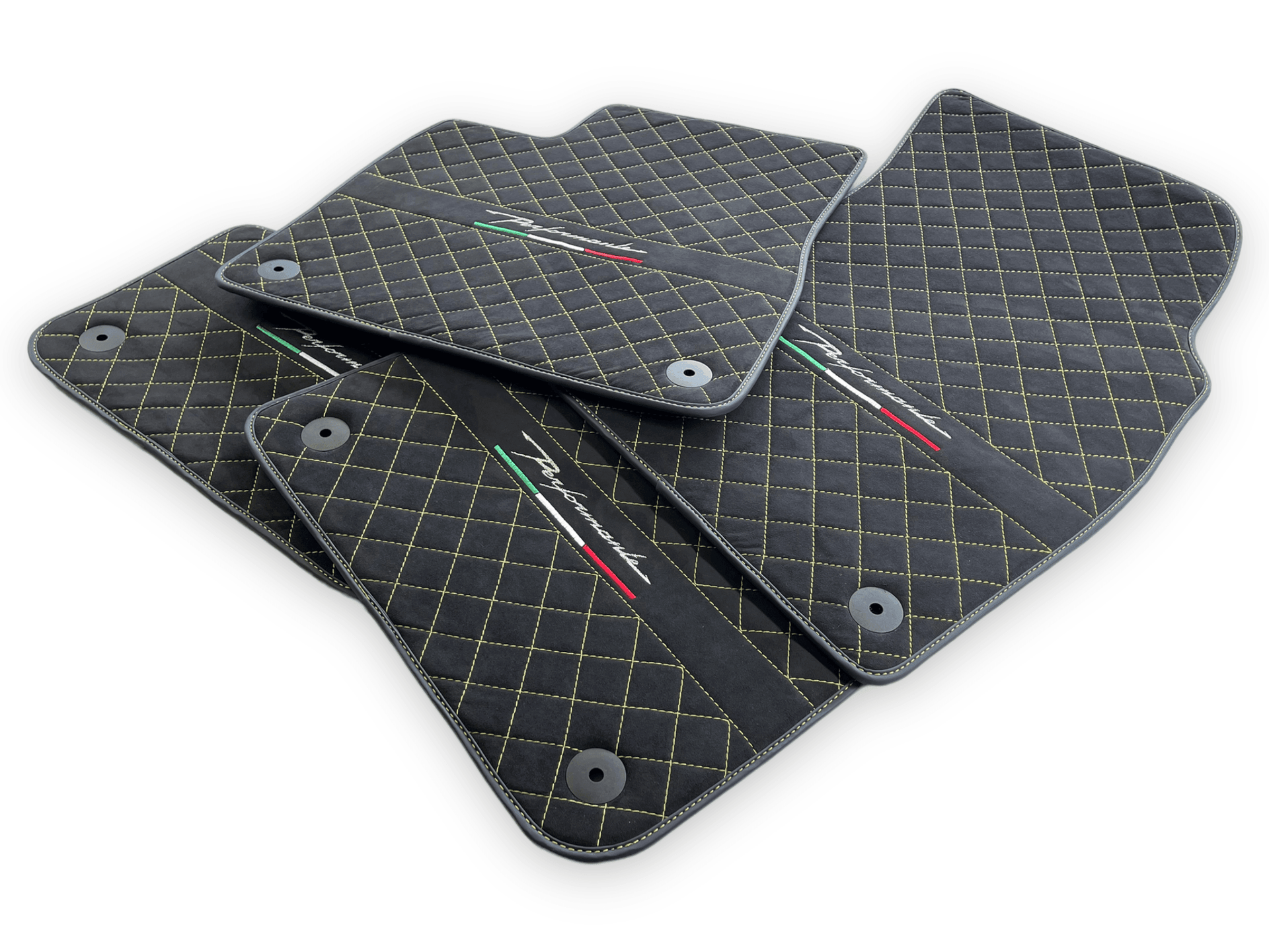 Floor Mats For Lamborghini Urus Performante Alcantara Leather - AutoWin