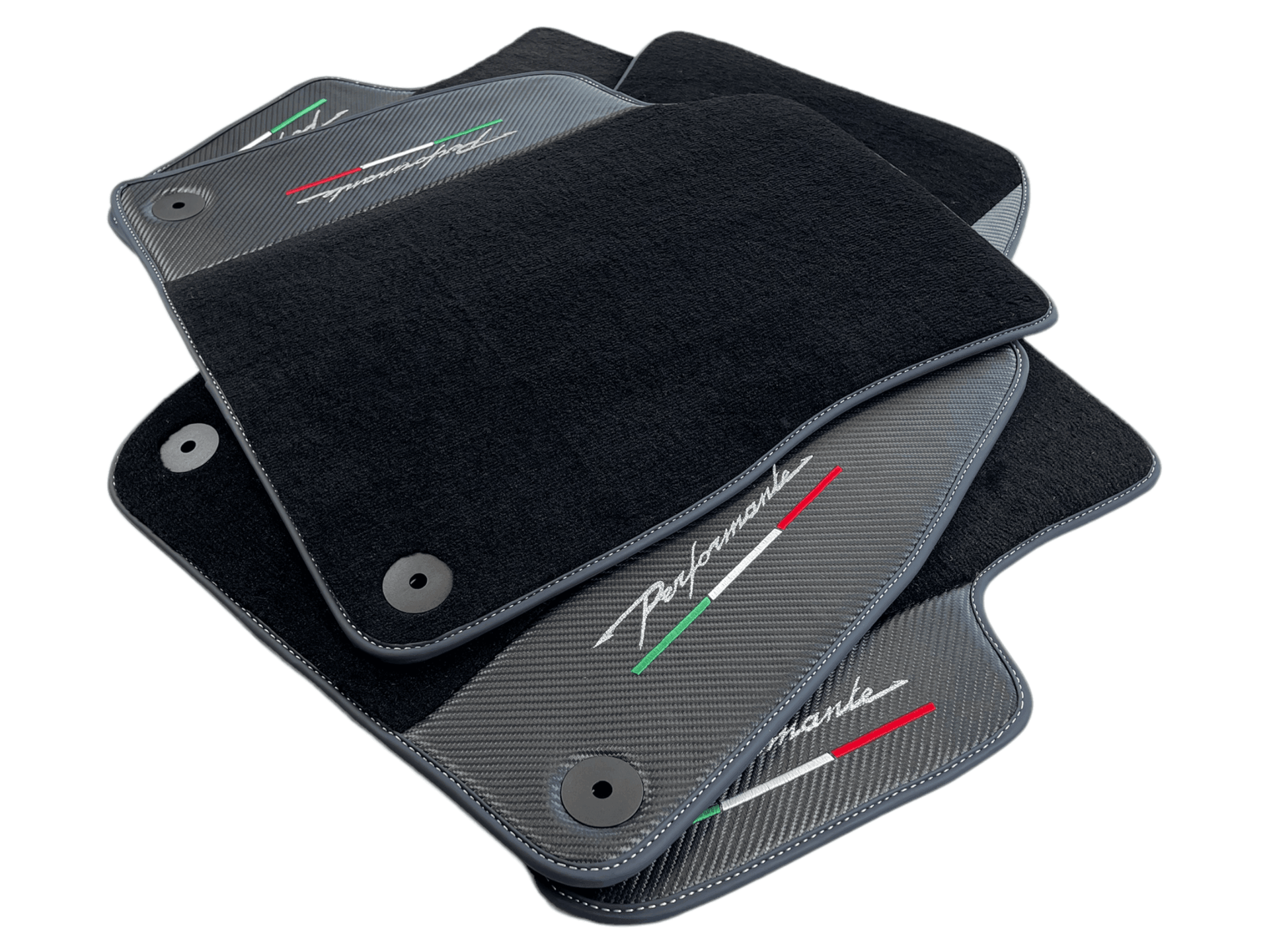 Floor Mats For Lamborghini Urus Performante With Carbon Leather - AutoWin