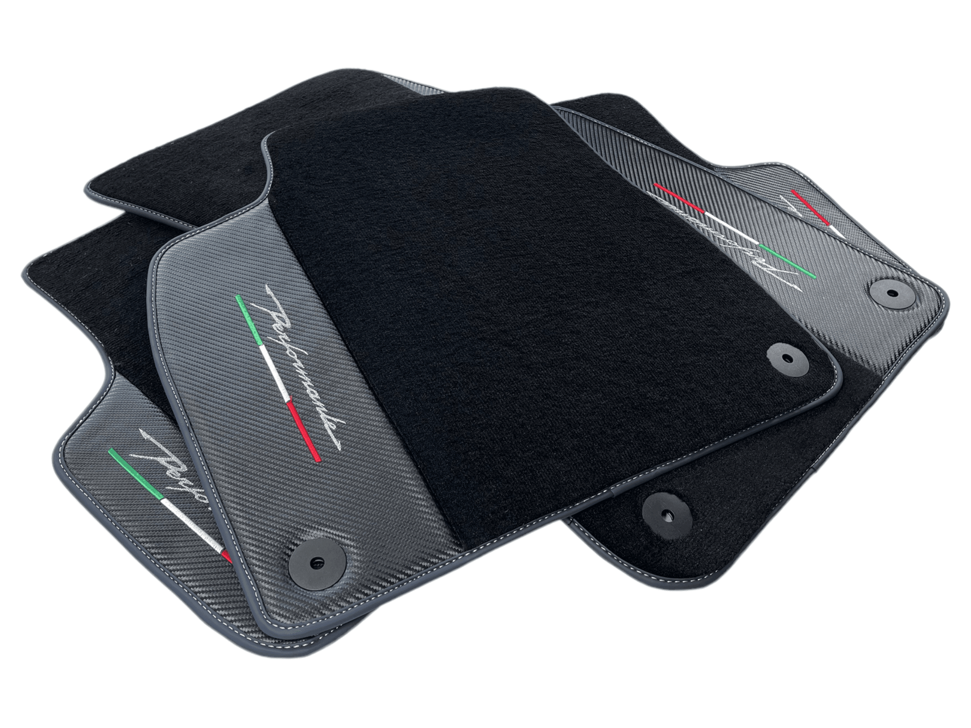 Floor Mats For Lamborghini Urus Performante With Carbon Leather - AutoWin