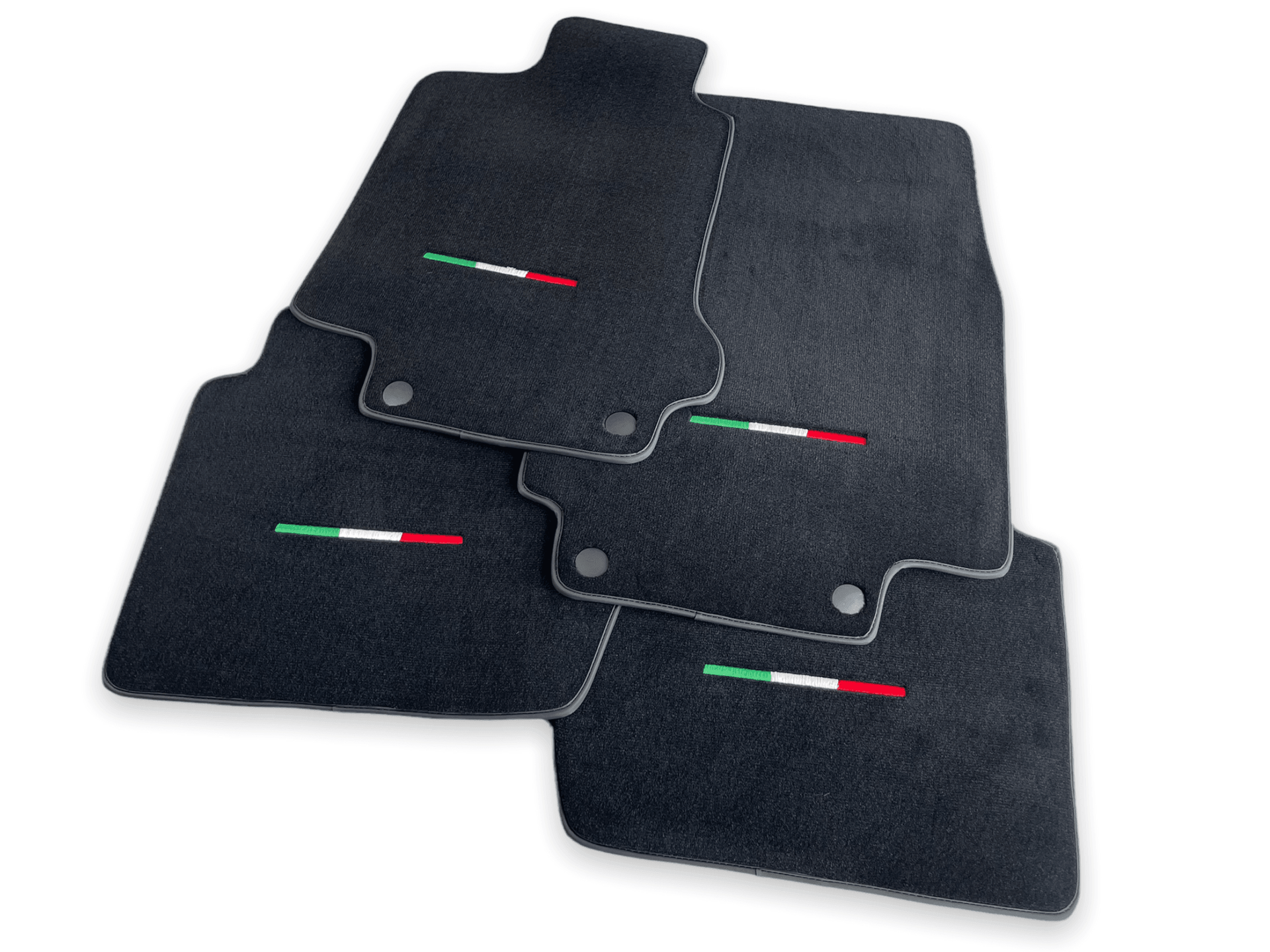 Floor Mats For Maserati GranTurismo Sportline (2009-2019) Black IT Edition - AutoWin