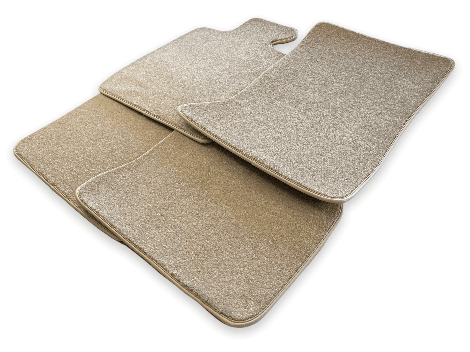 Floor Mats For Rolls Royce Phantom Drophead Coupe 2007–2016 Beige Luxury Quality - AutoWin