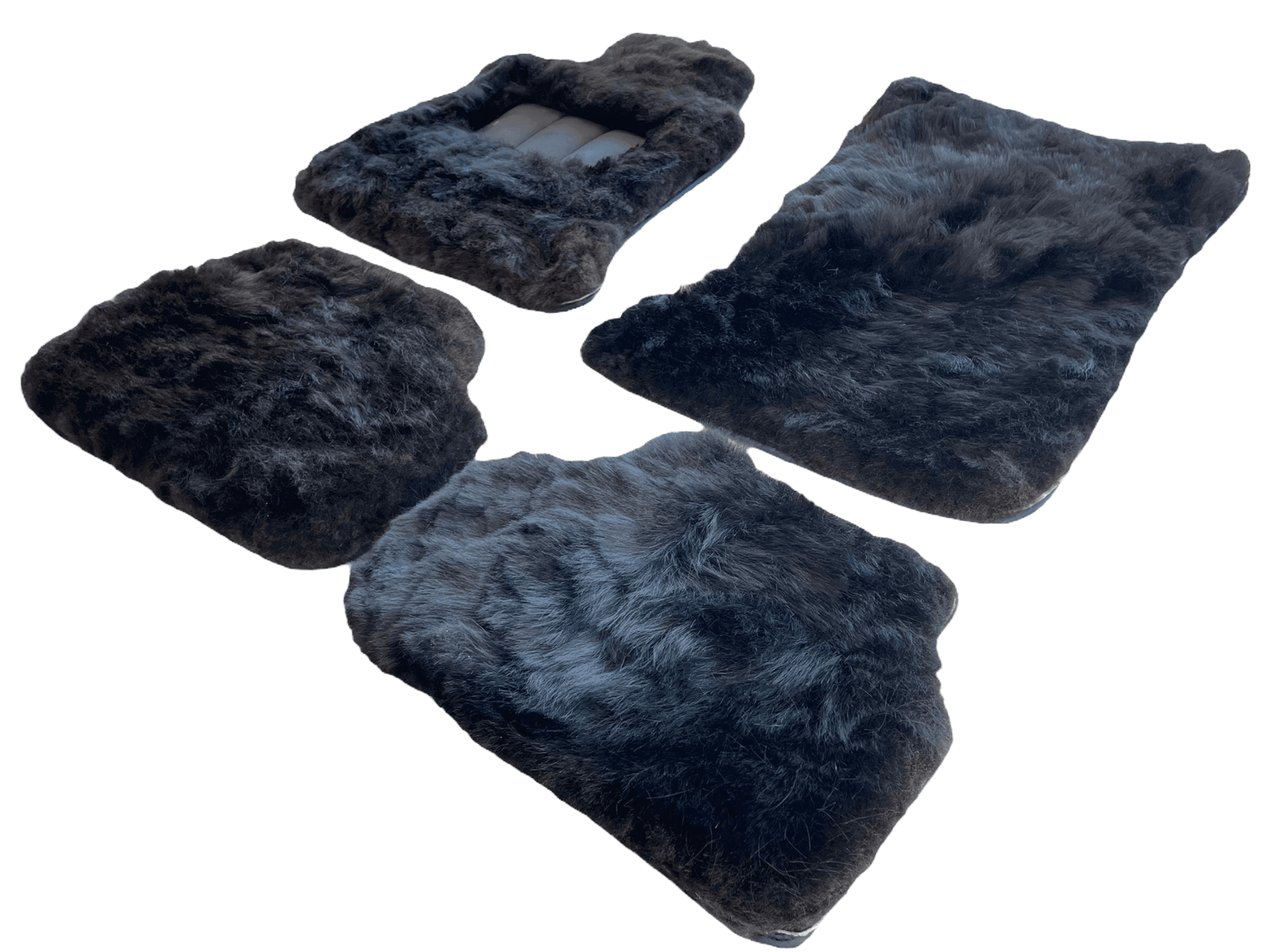 Genuine Sheepskin Floor Mats Rolls Royce Phantom Drophead Coupe 2007–2016 Er56 Design Brand - AutoWin
