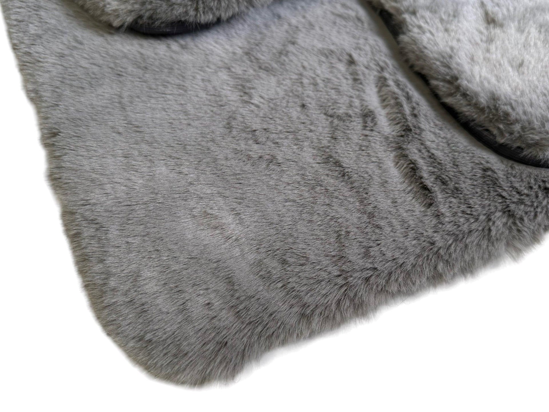 Gray Sheepskin Floor Mats For Rolls Royce Cullinan Rr31 2018-2023 Er56 Design Brand - AutoWin