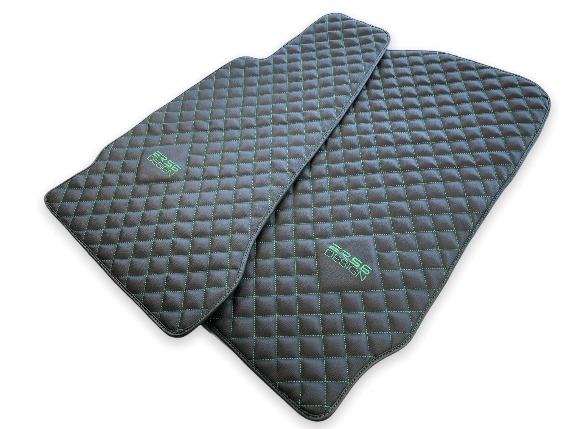 Leather Floor Mats For Aston Martin V8 Vantage (2005–2023) ER56 Design - AutoWin