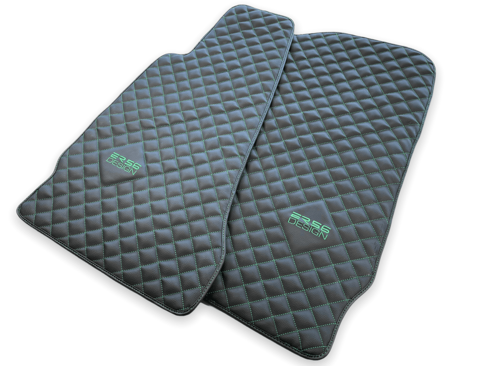 Leather Floor Mats For Aston Martin V8 Vantage (2005–2023) ER56 Design - AutoWin