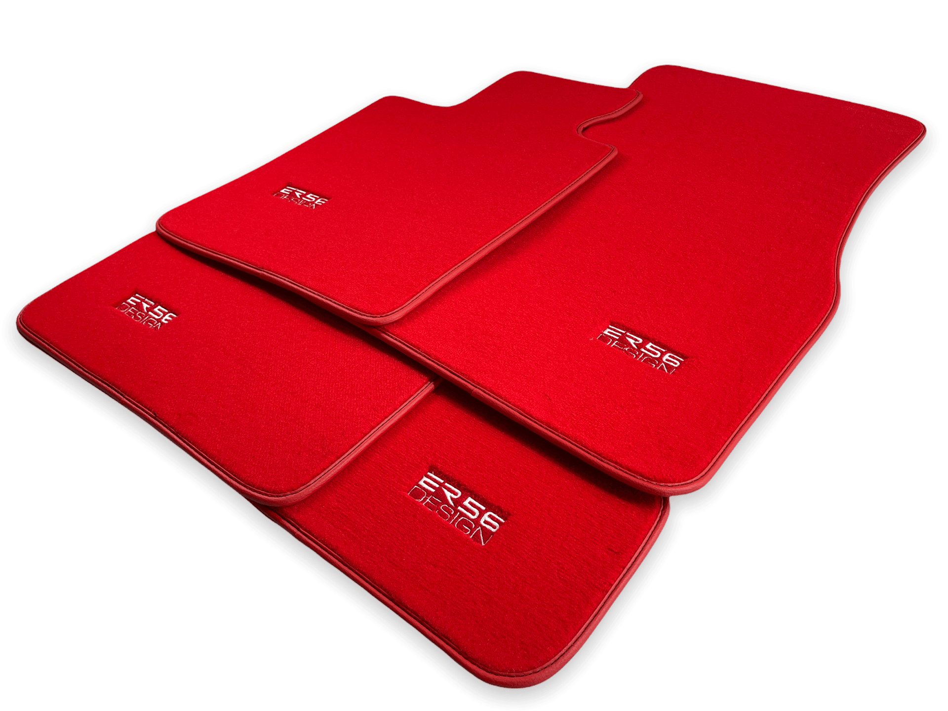 Red Floor Mats For BMW 5 Series F07 GT - ER56 Design Brand - AutoWin