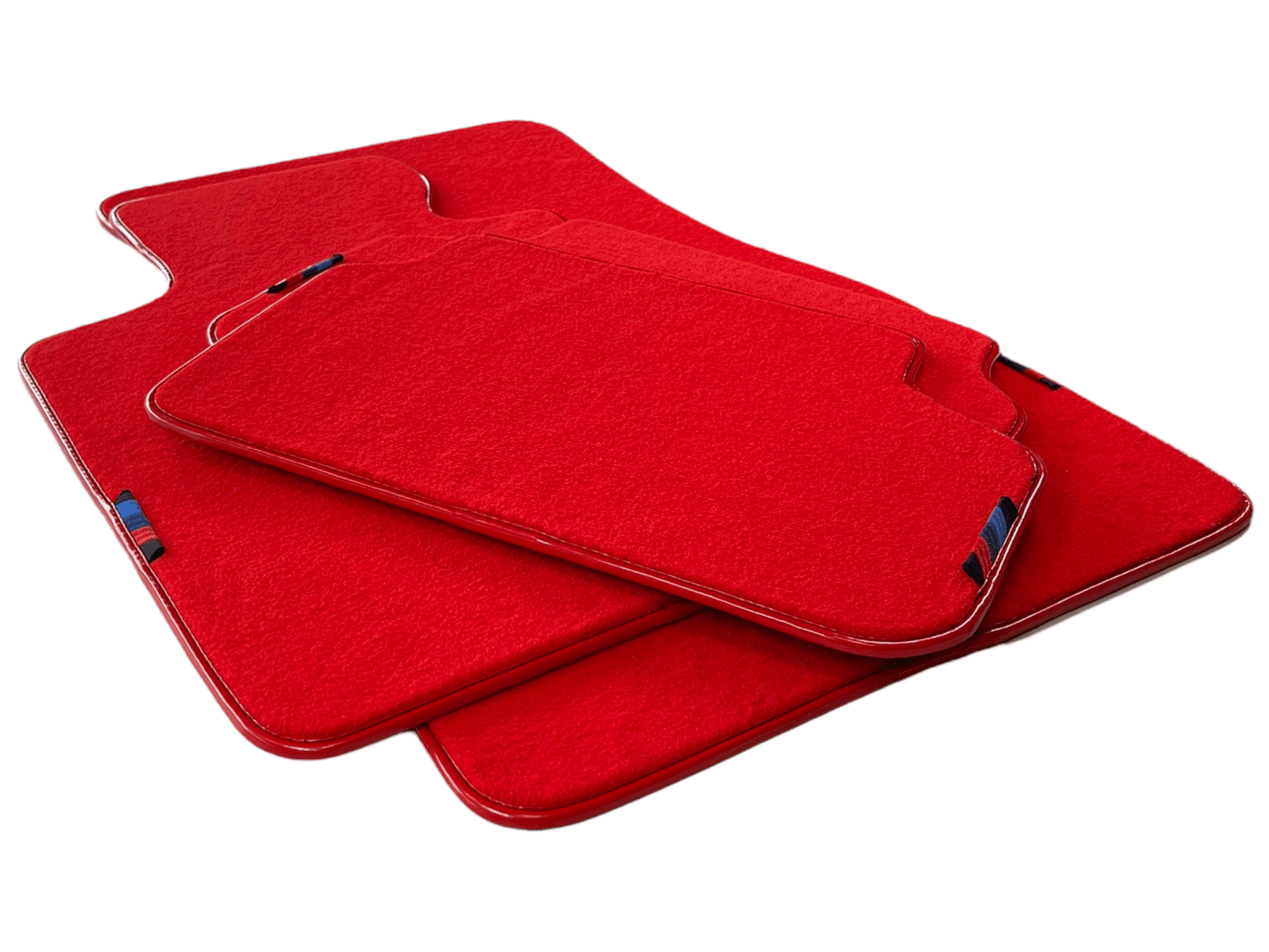 Red Floor Mats For BMW X5 Series E53 With M Package AutoWin Brand - AutoWin