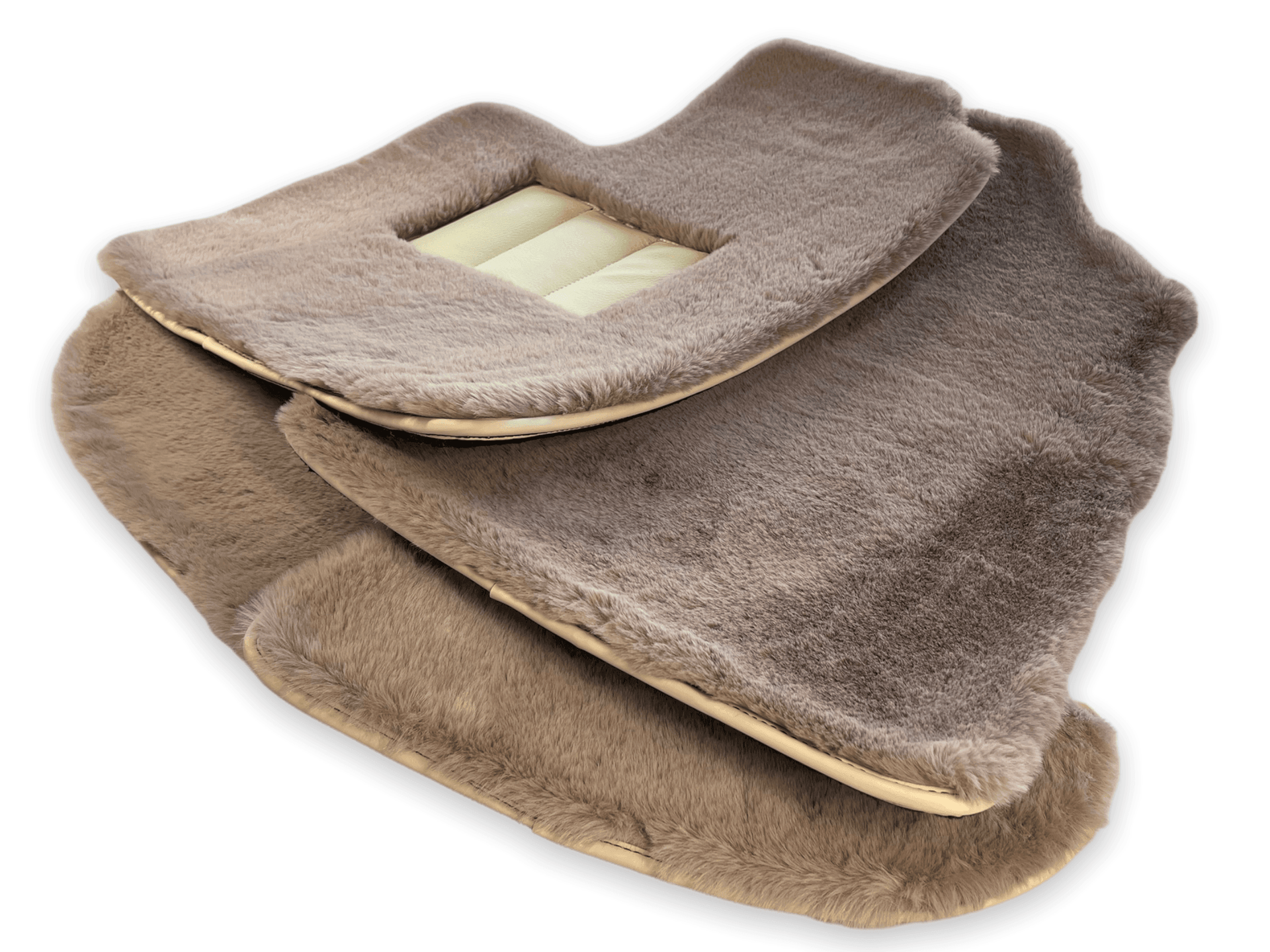 Sheepskin Floor Mats For Bentley Continental GT (2003–2011) Er56 Design - AutoWin