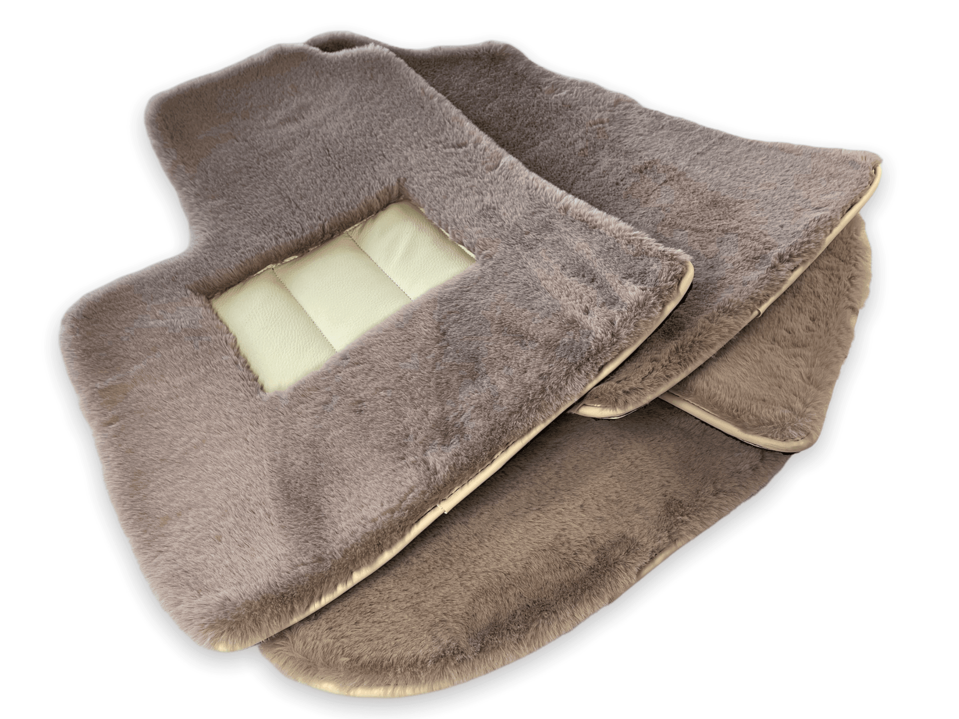 Sheepskin Floor Mats For Bentley Continental GT (2003–2011) Er56 Design - AutoWin
